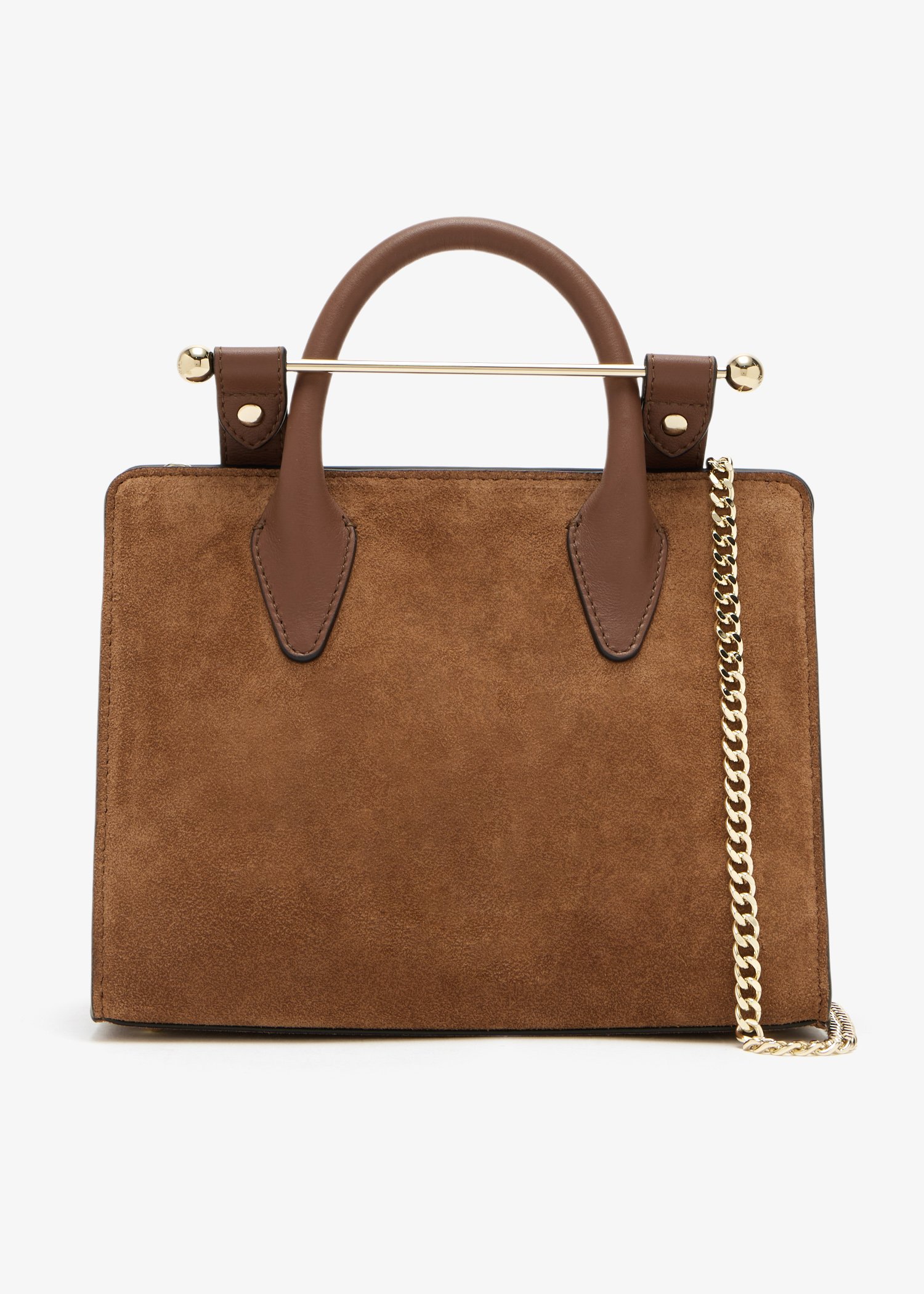 

Mini tote bag, Brown