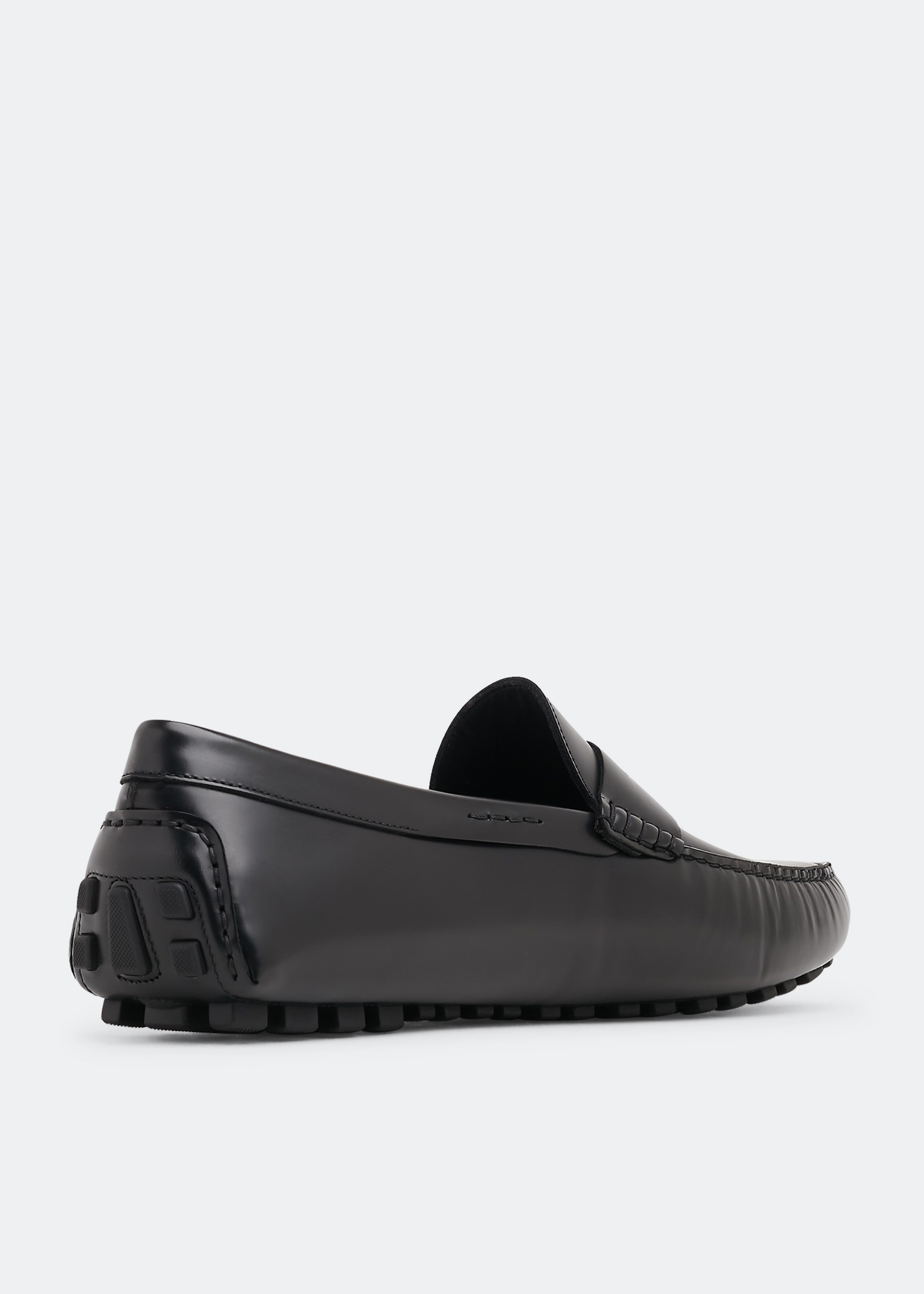 

Victor leather driver shoes, Black