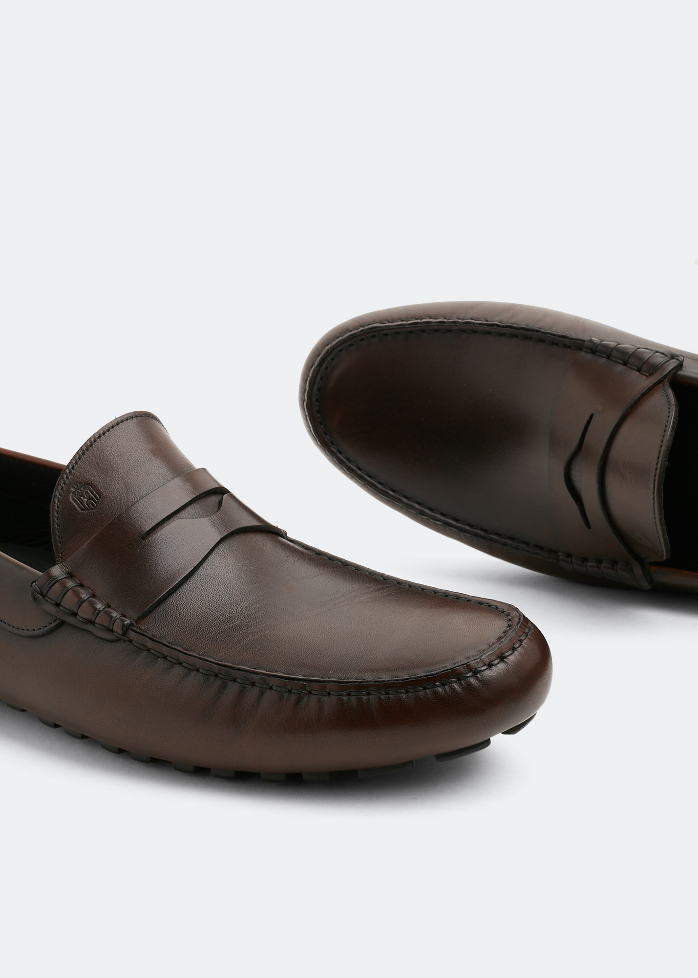 

Victor leather driver shoes, Brown