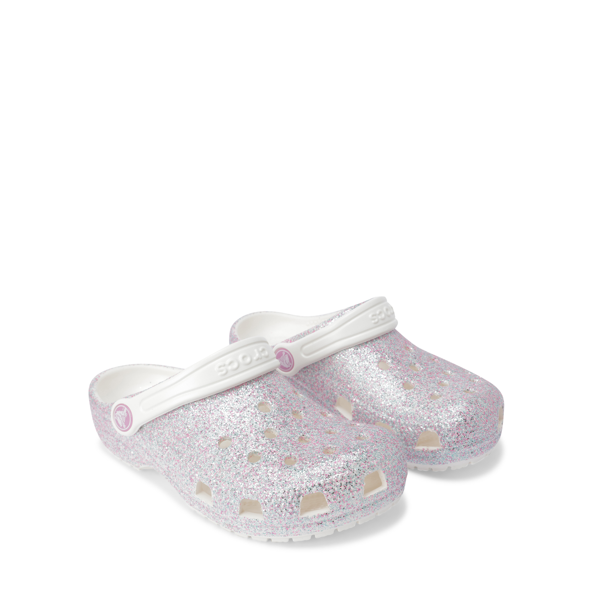 

Glitter clogs, Silver