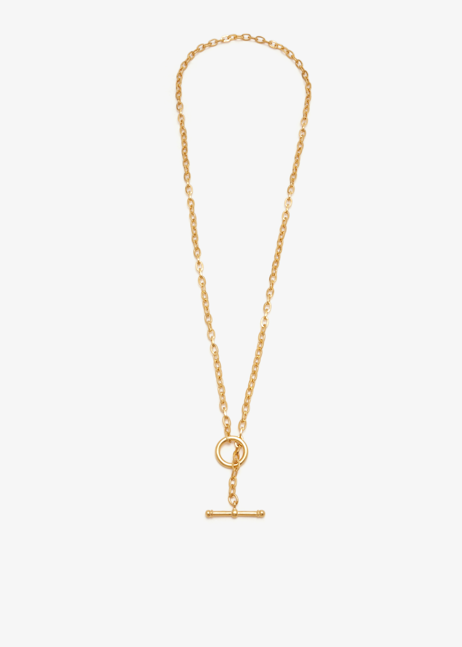 

Lariat necklace, Gold