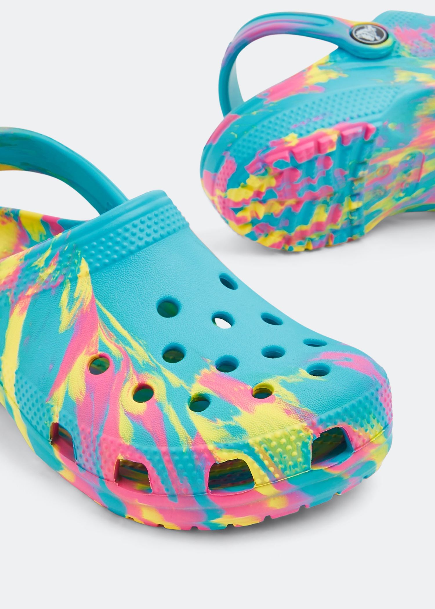 

Classic Marbled clogs, Blue