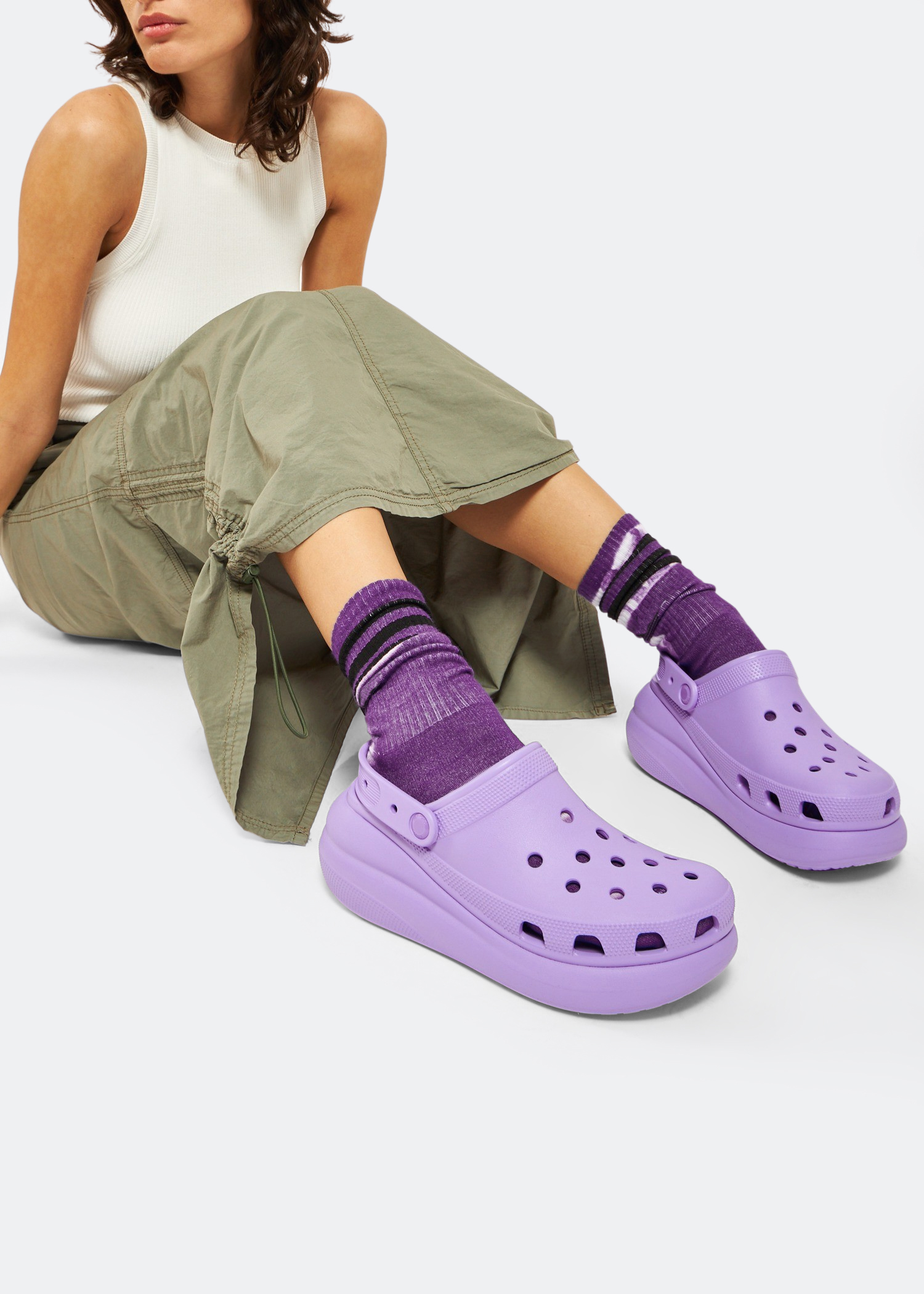 

Classic Crush clogs, Purple