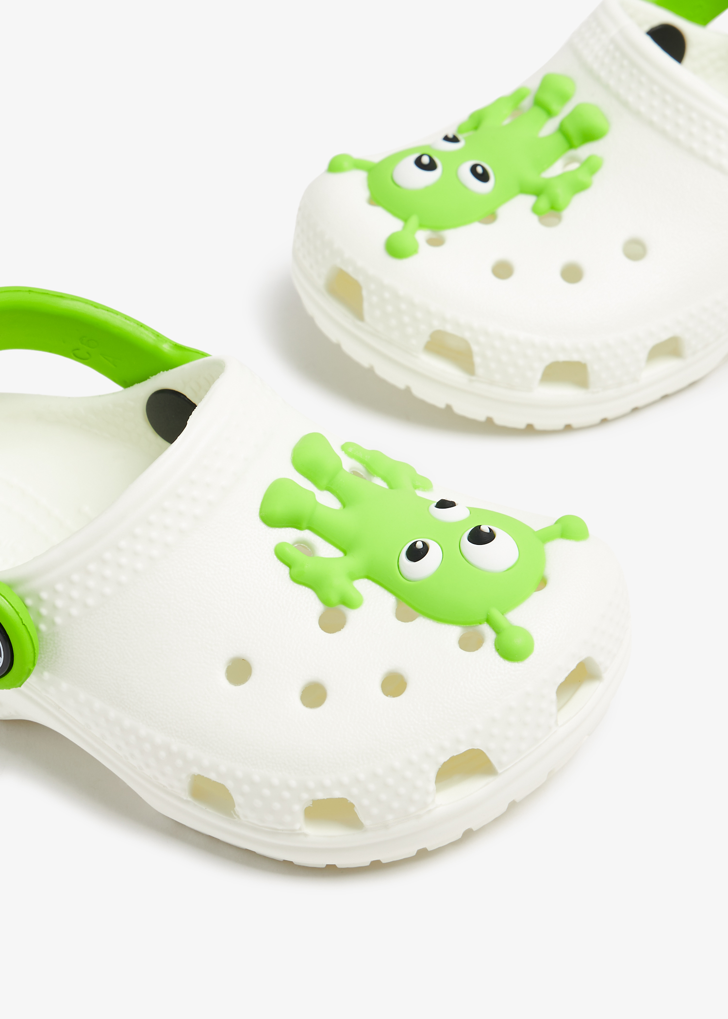 

Classic Glow in the Dark Alien clogs, White