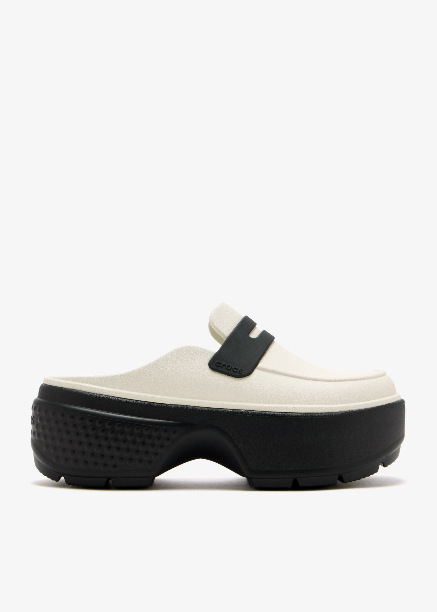 

Stomp loafers, White