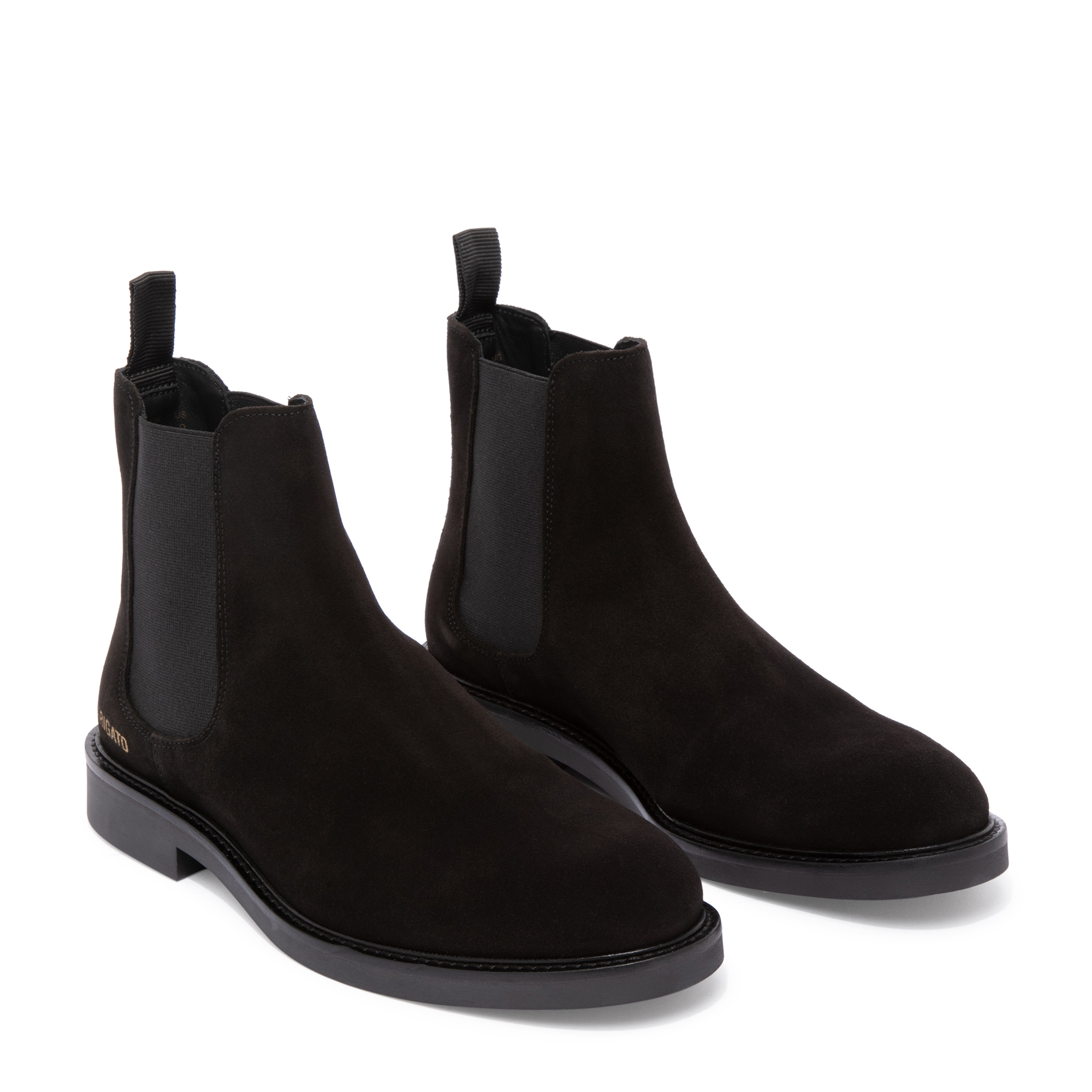 

Suede Chelsea boots, Black