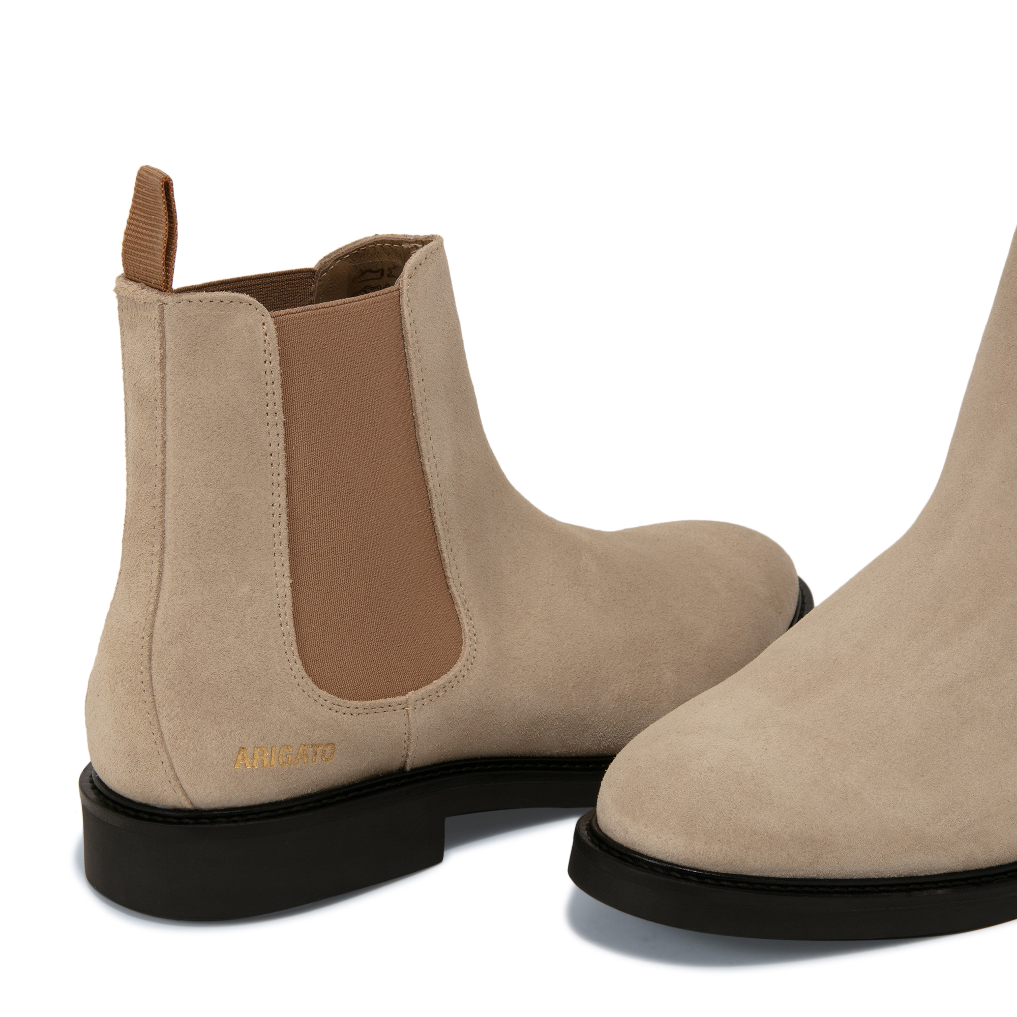 

Suede Chelsea boots, Beige