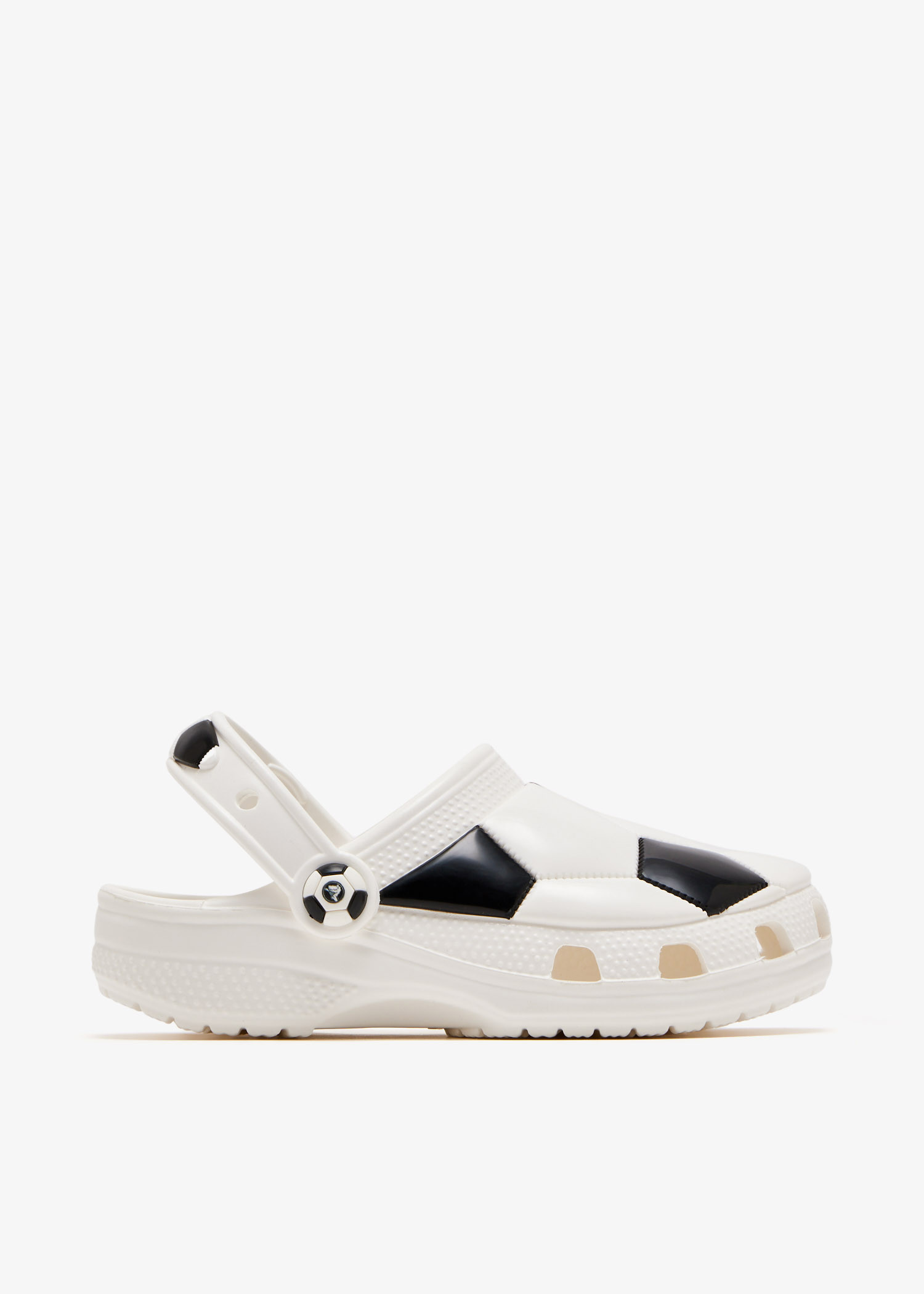 

Classic Soccer Ball clogs, White