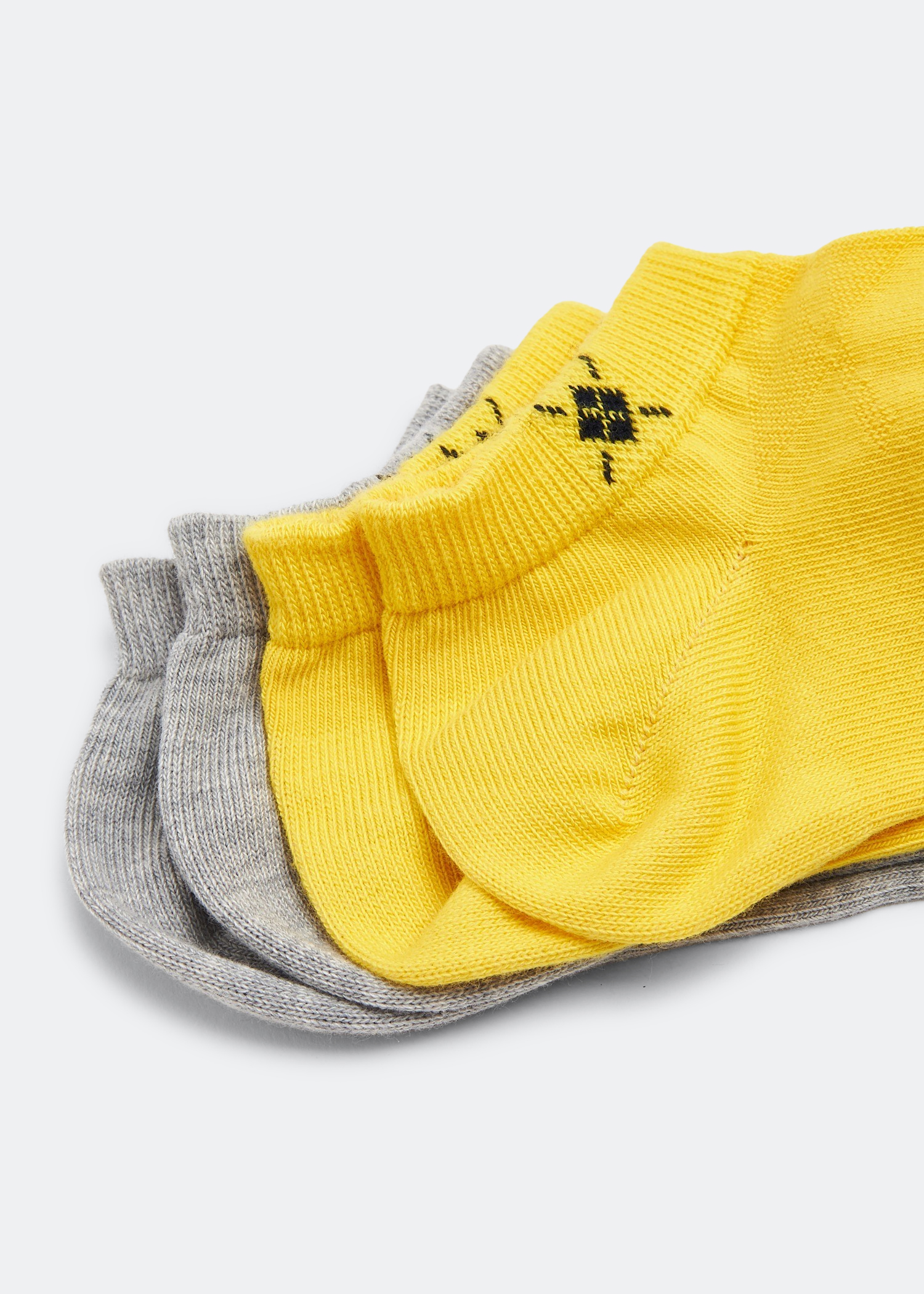 

Everyday 2-pack sneaker socks, Yellow