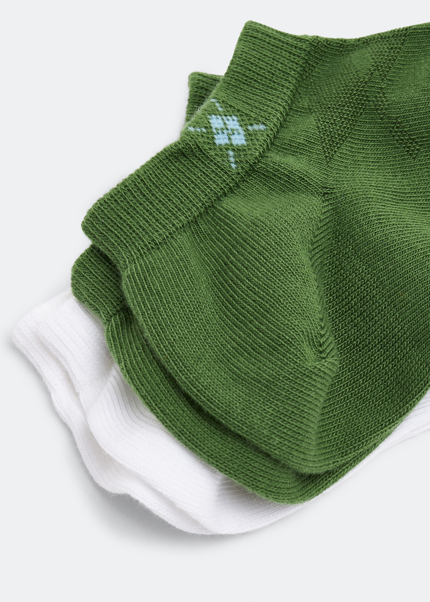 

Everyday 2-pack sneaker socks, Green