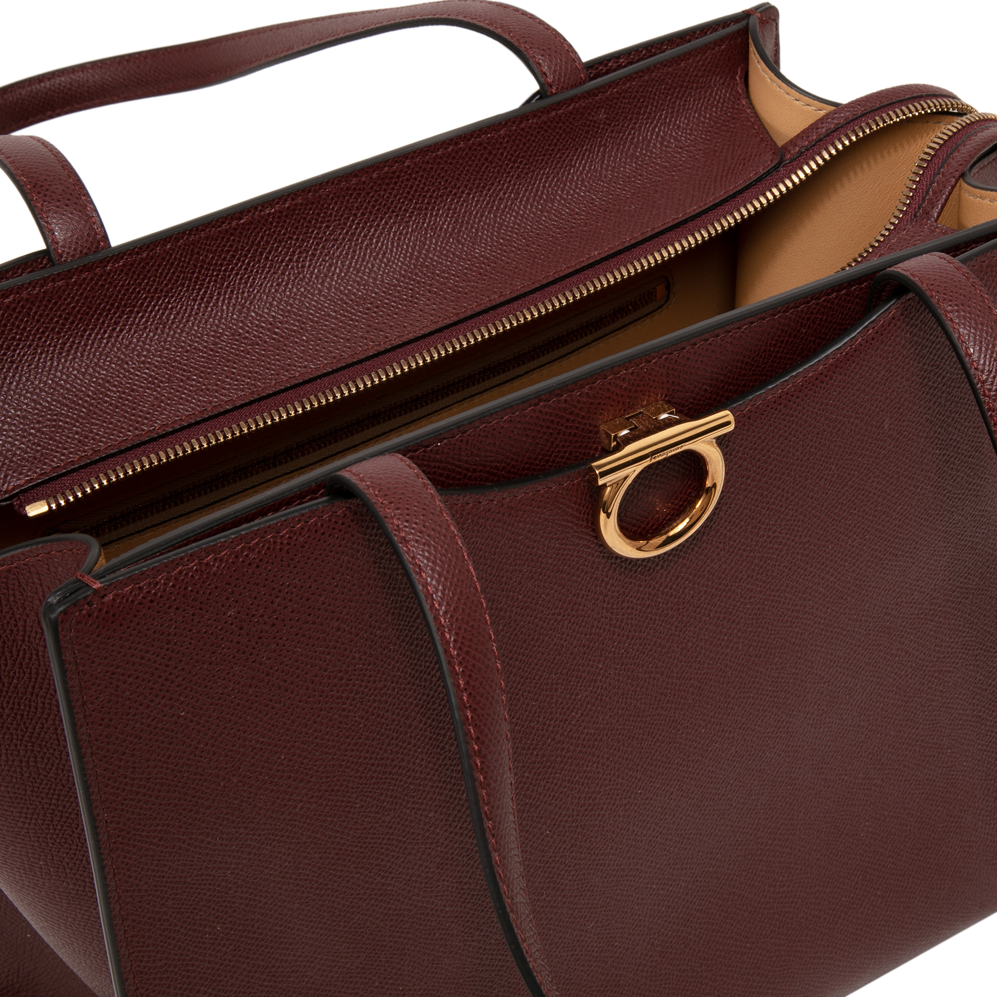 

Gancini medium tote bag, Burgundy