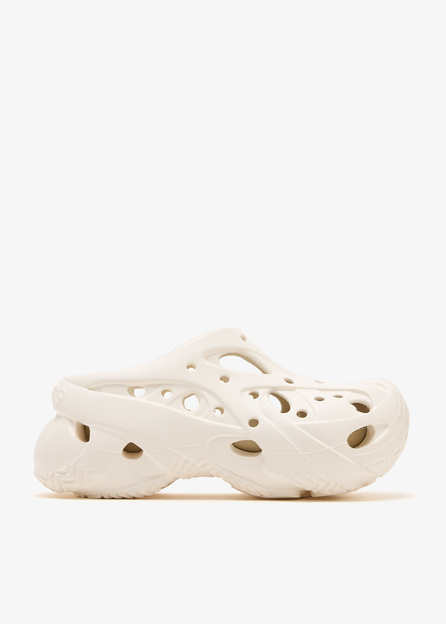 

Caged clogs, White