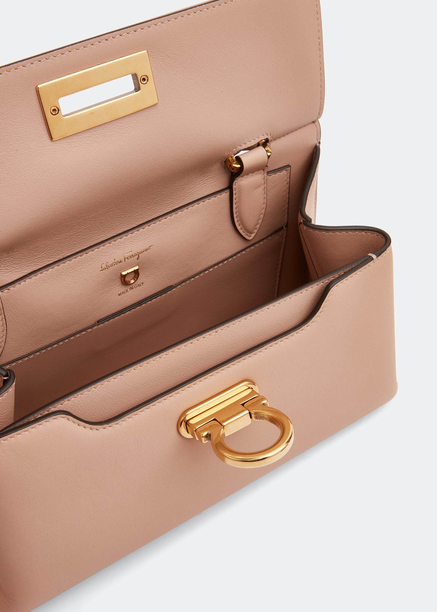 Ferragamo Trifolio swing bag for Women - Beige in UAE Ferragamo Trifolio swing bag for Women - Beige in UAE