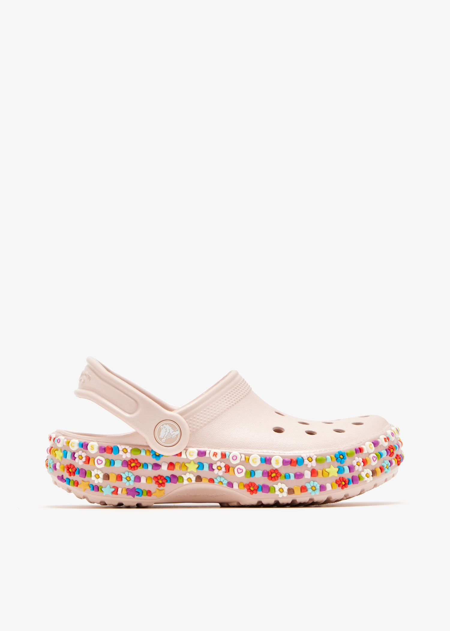

Classic Beaded Band clogs, Pink