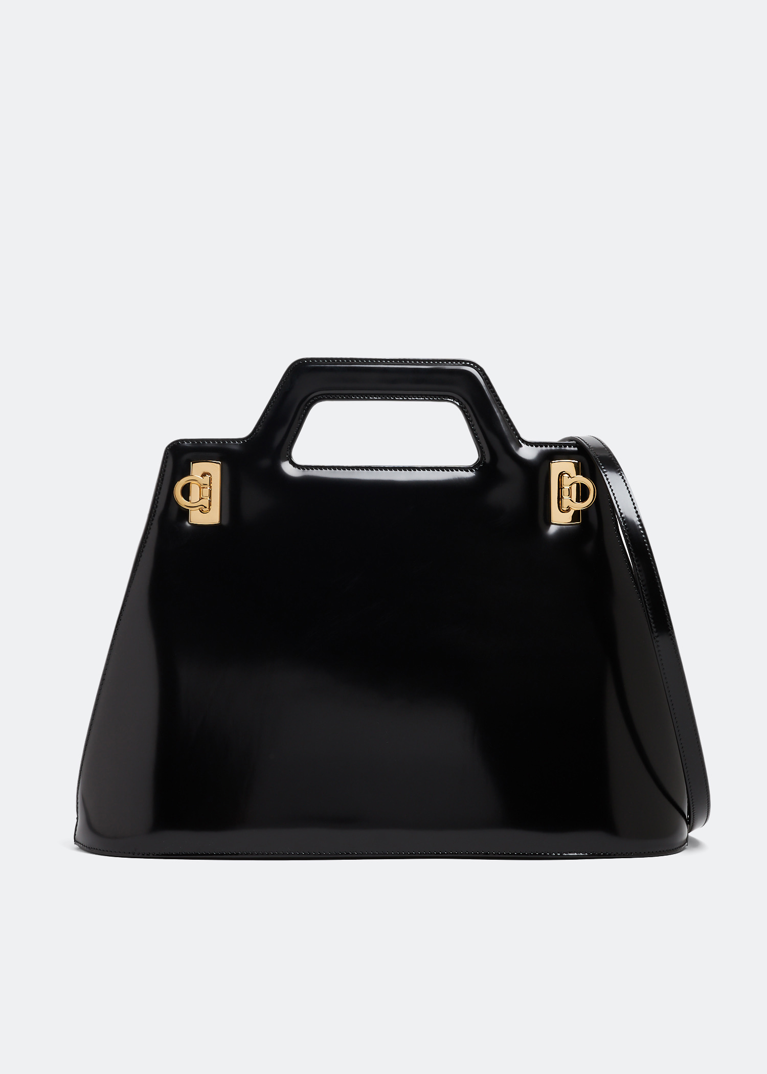 

Wanda top-handle bag, Black