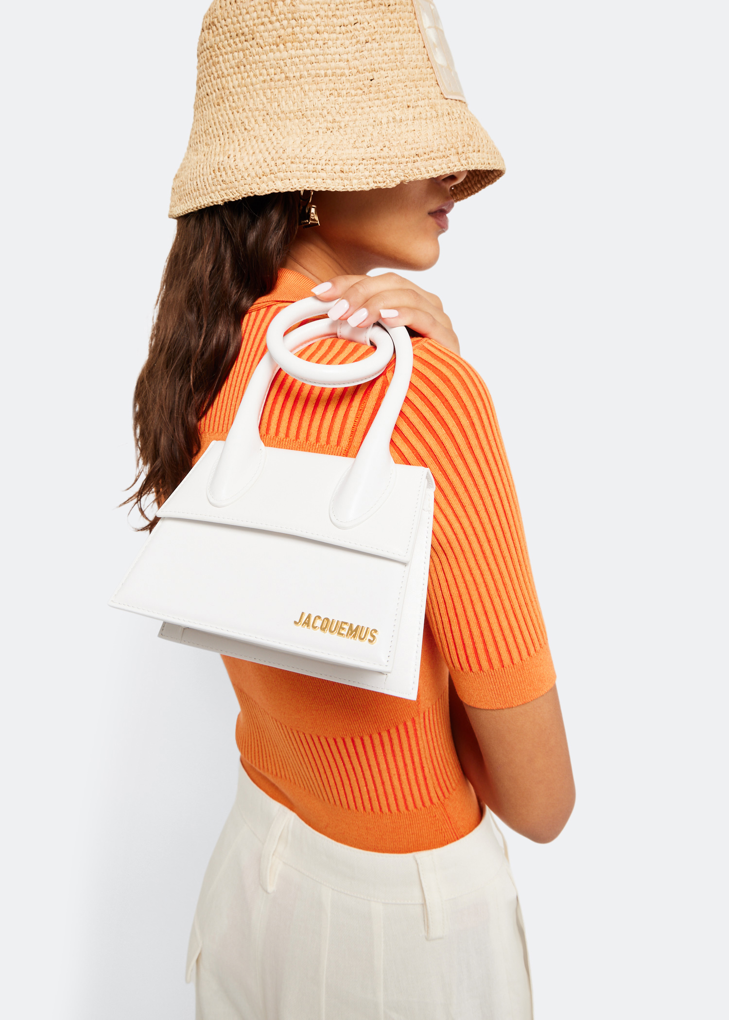 

Le Chiquito Noeud bag, White