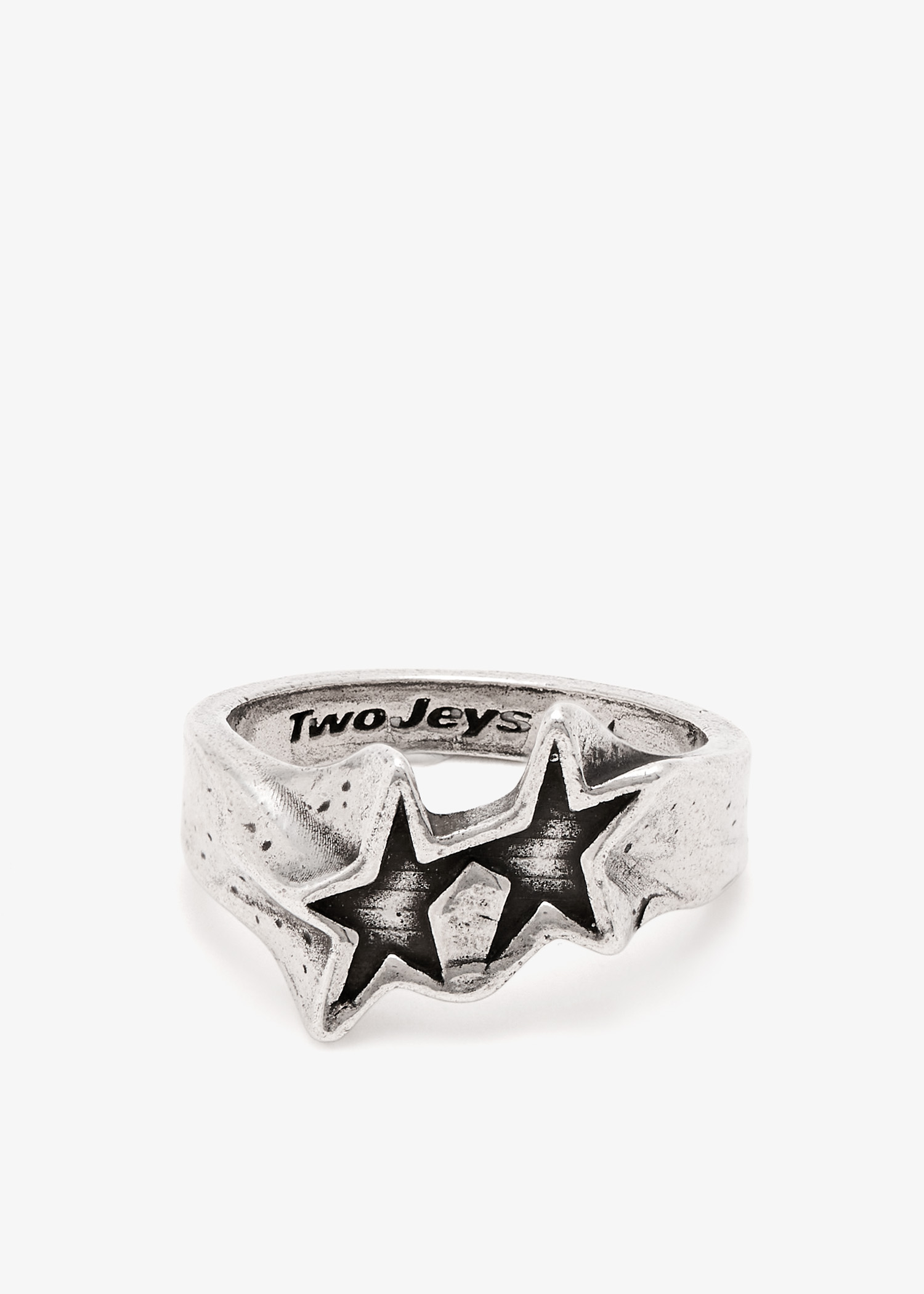 

Tilted icon ring, Silver