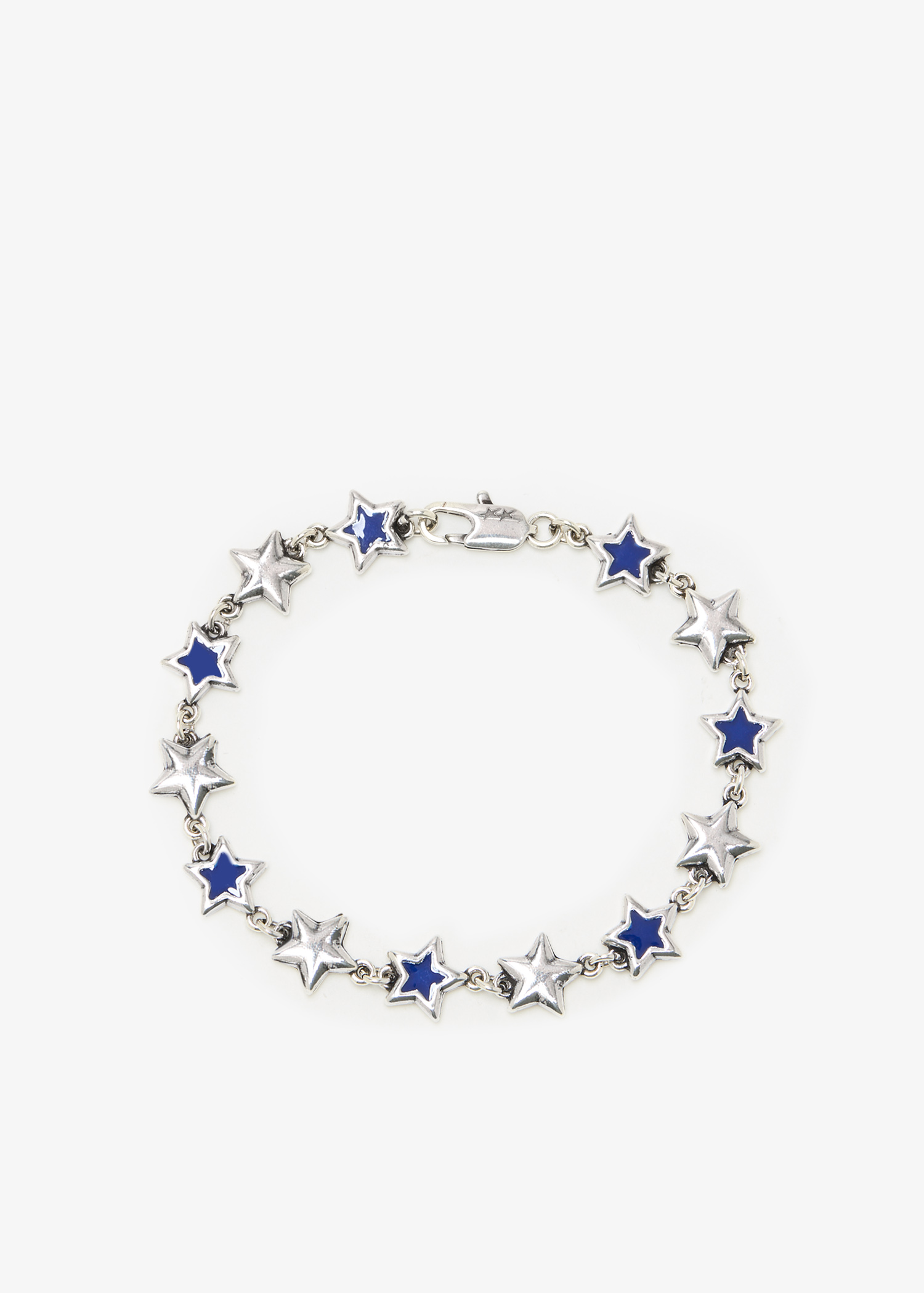 

Enameled Stars bracelet, Silver
