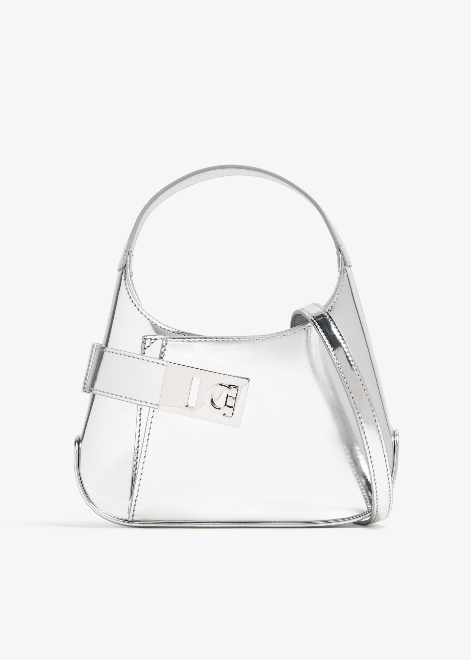 

Hobo mini bag, Silver