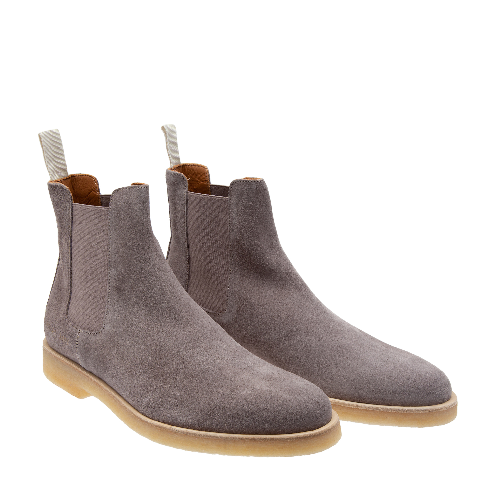 

Suede Chelsea boots, Grey