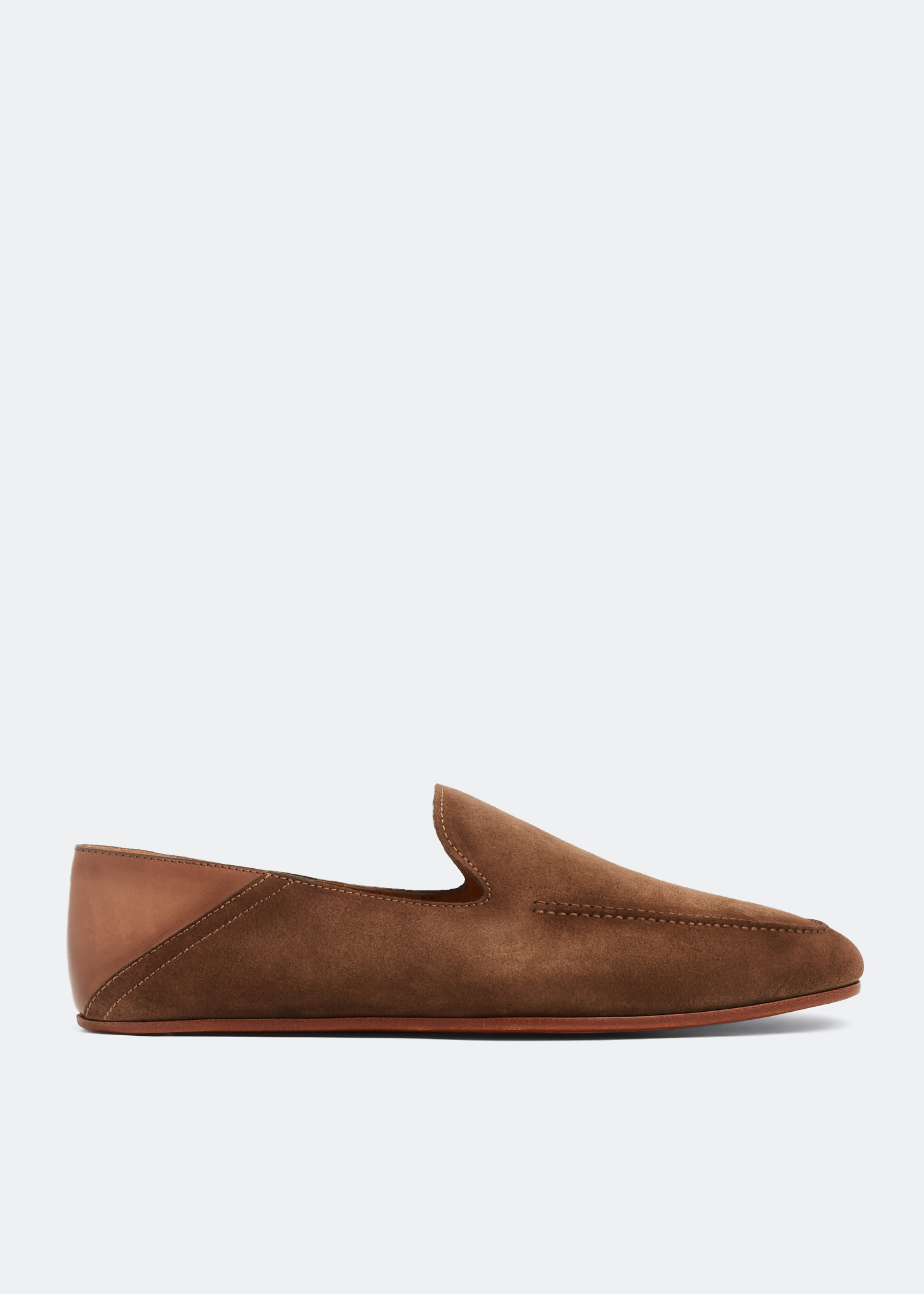 

Suede slippers, Brown