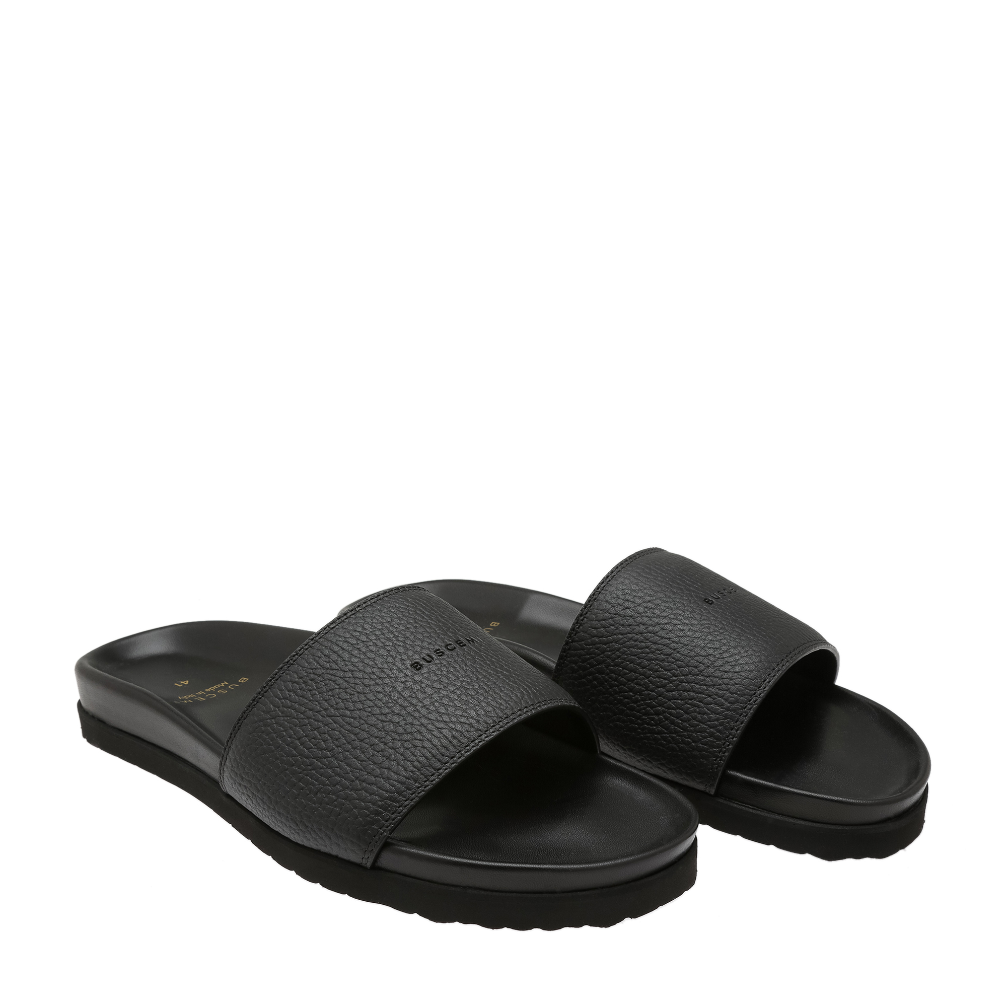 

Rubber slides, Black