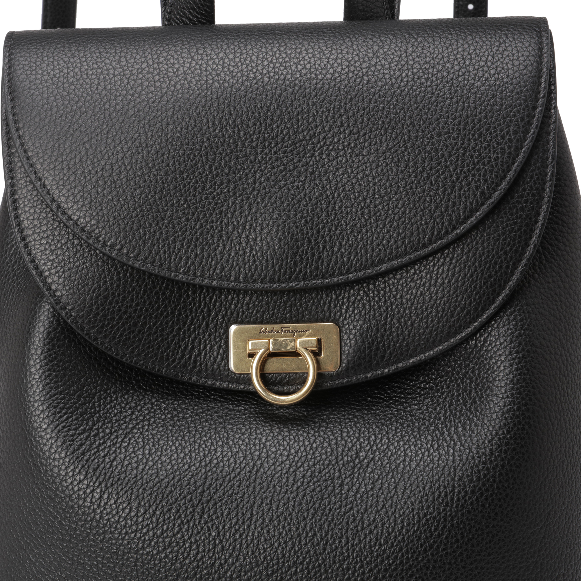 

Gancini medium backpack, Black