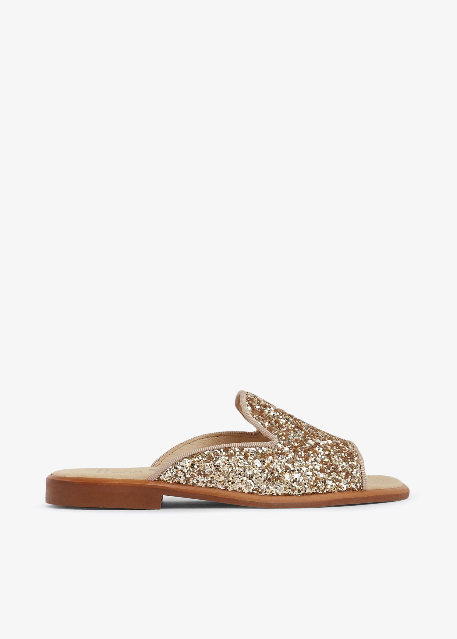 

Piso sandals, Gold
