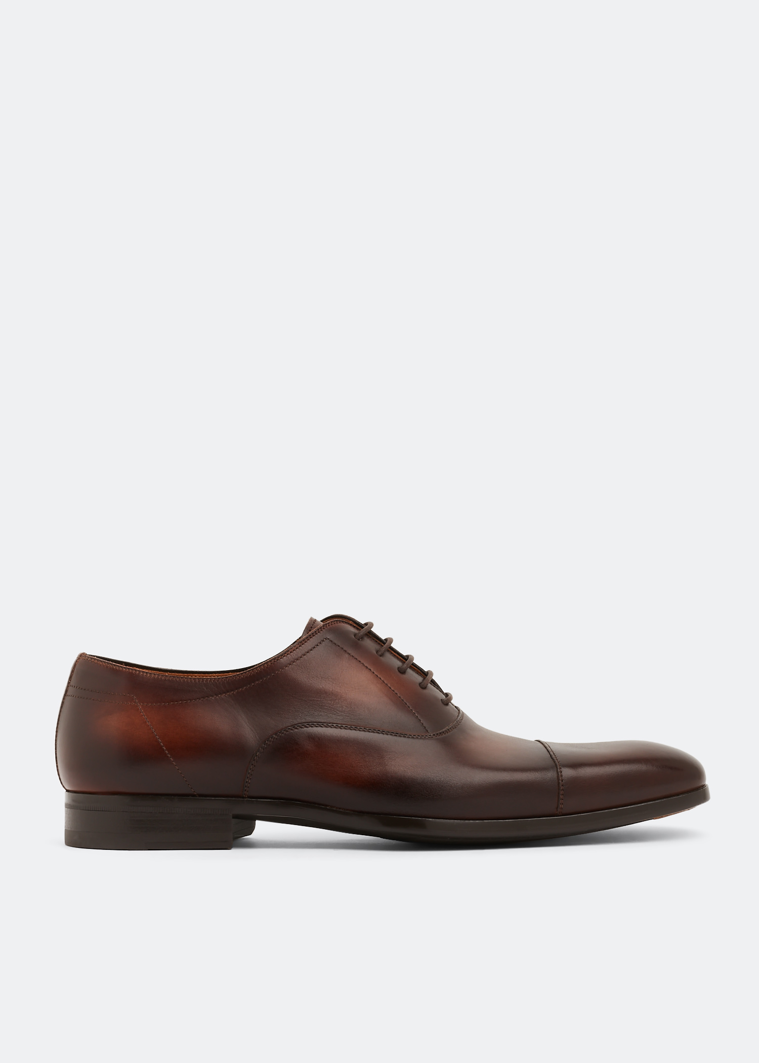 

Leather Oxford shoes, Brown