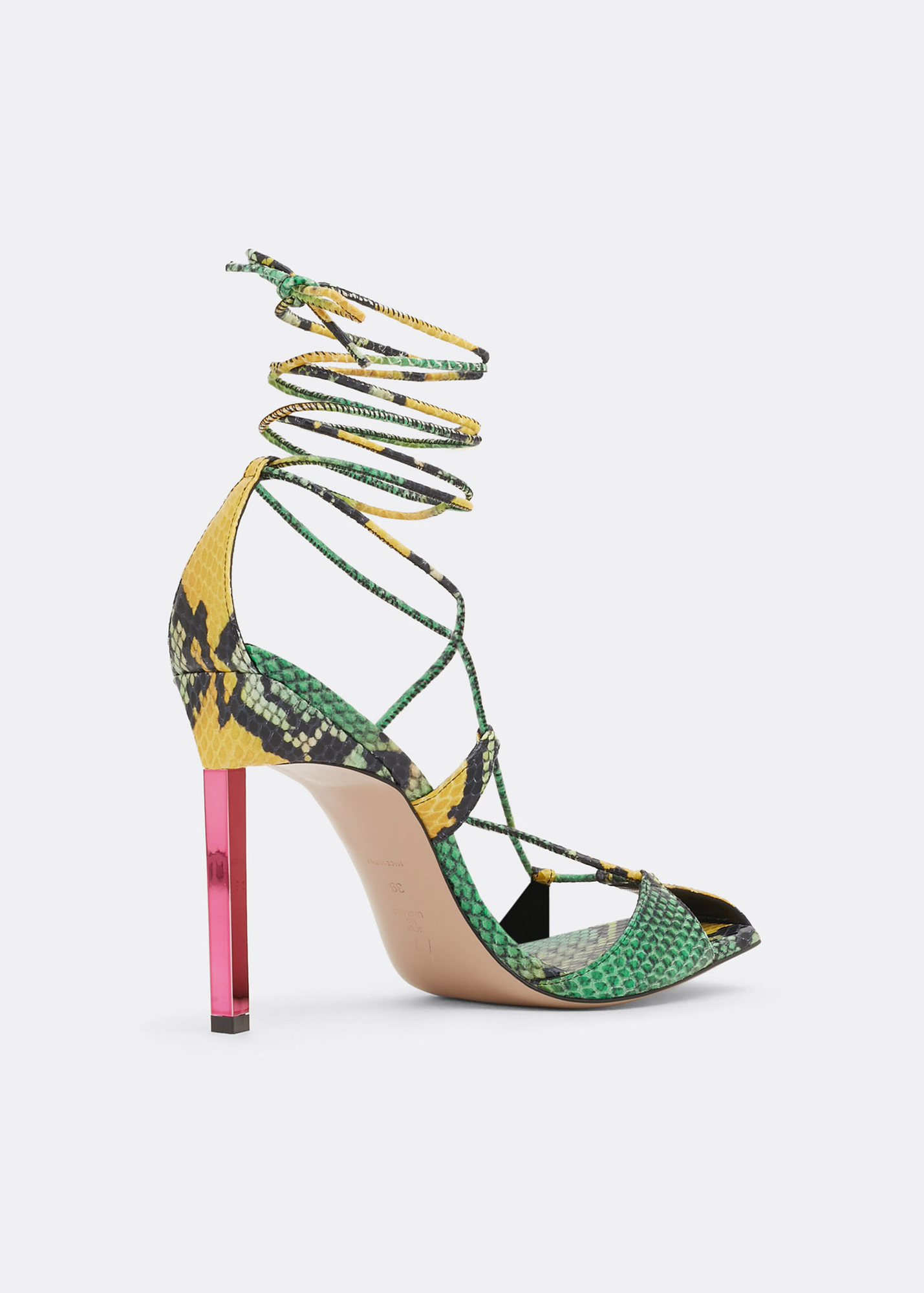 The Attico Adele sandals for Women Green in UAE Level Shoes
