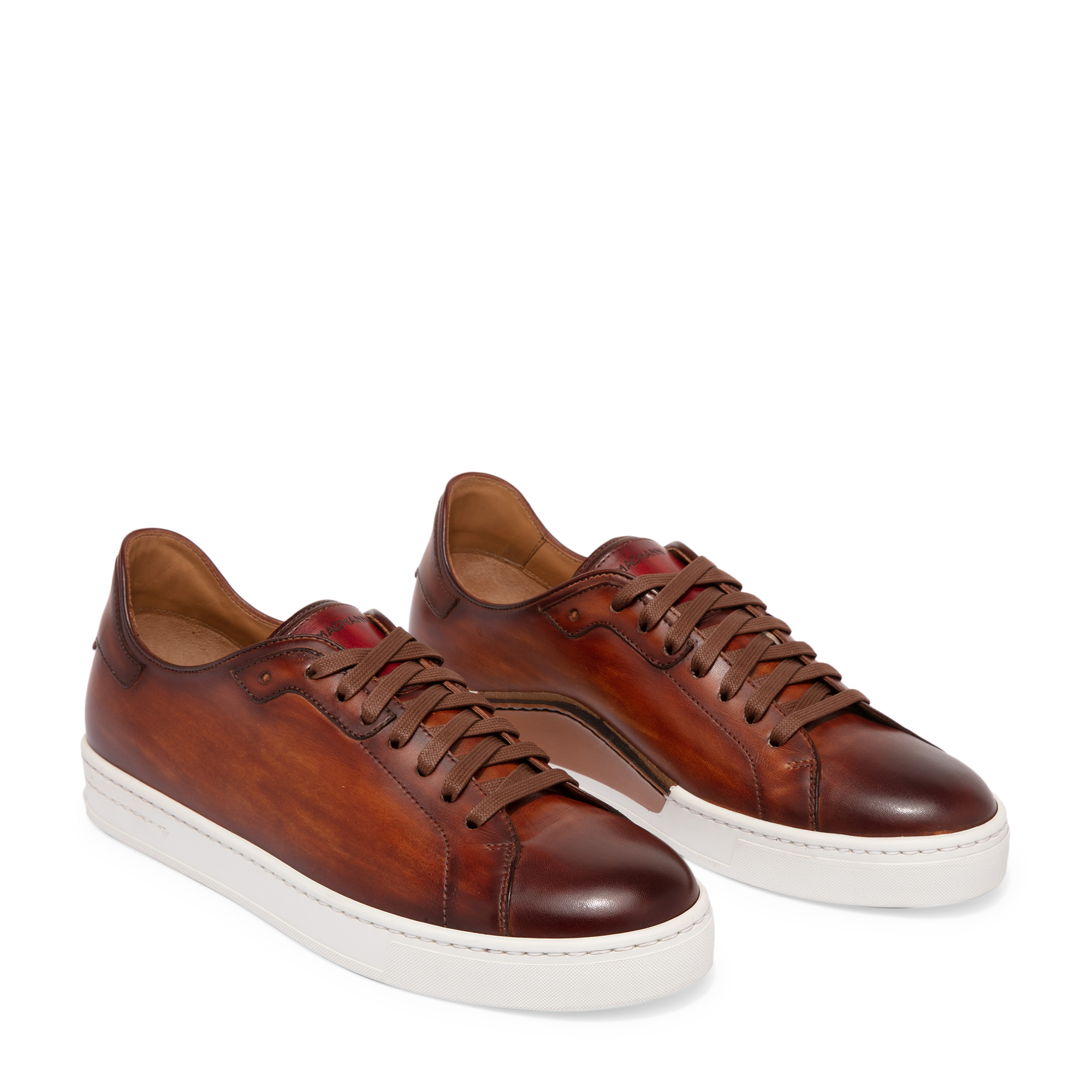 

Leather sneakers, Brown