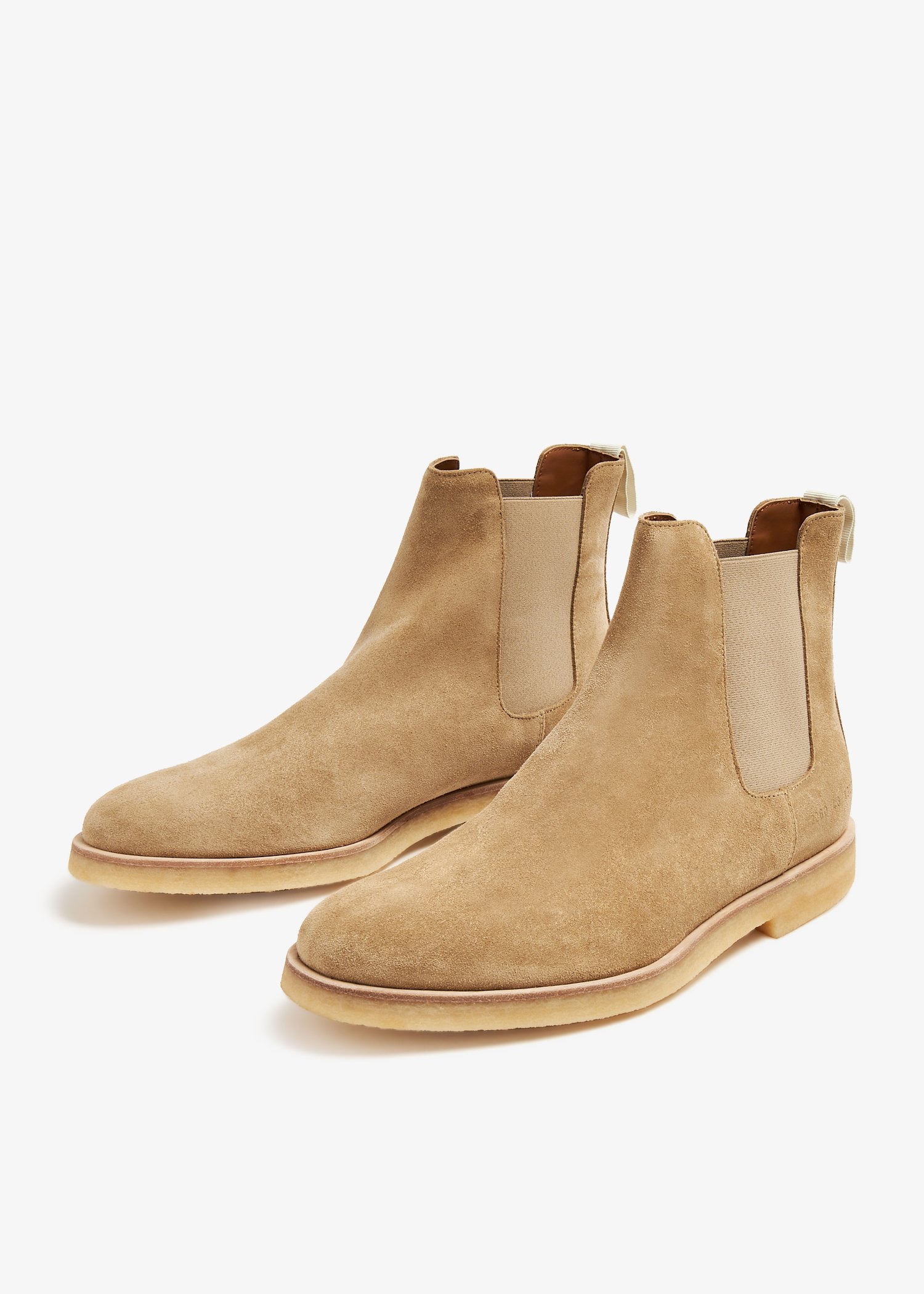 Common projects tan suede chelsea boots sale
