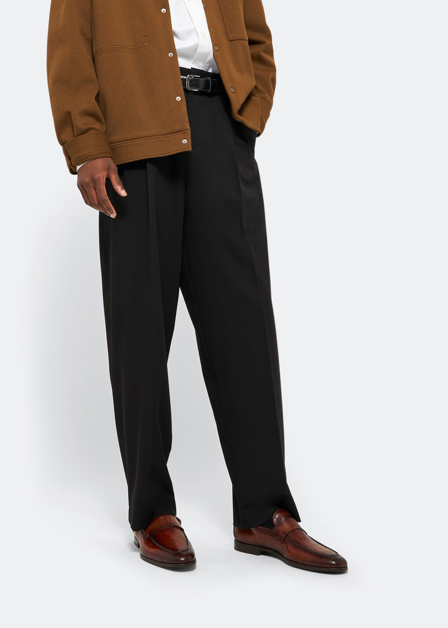 

Leather loafers, Brown