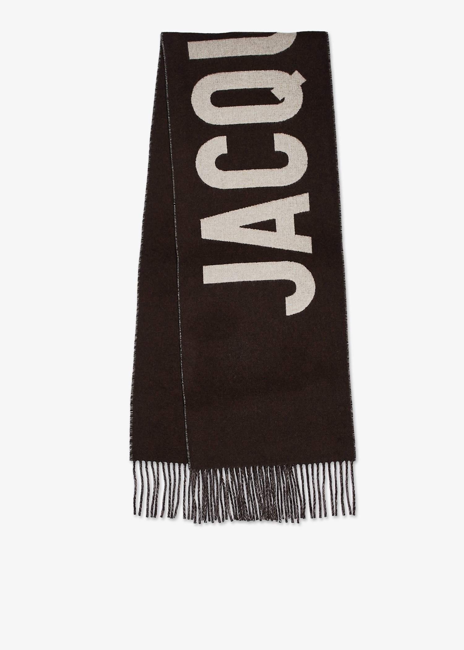 

L'écharpe Jacquemus scarf, Brown