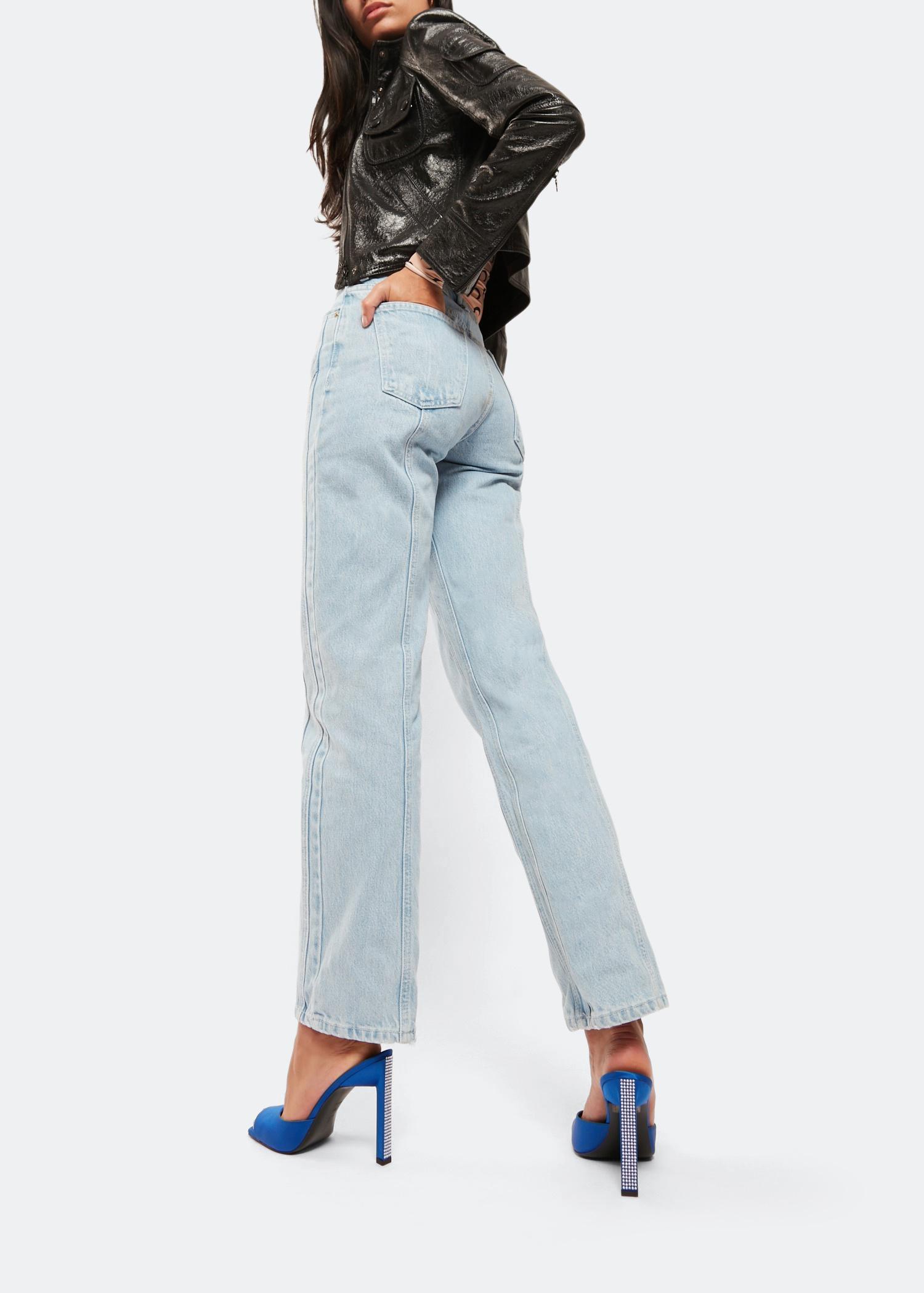 

Kaia mules, Blue