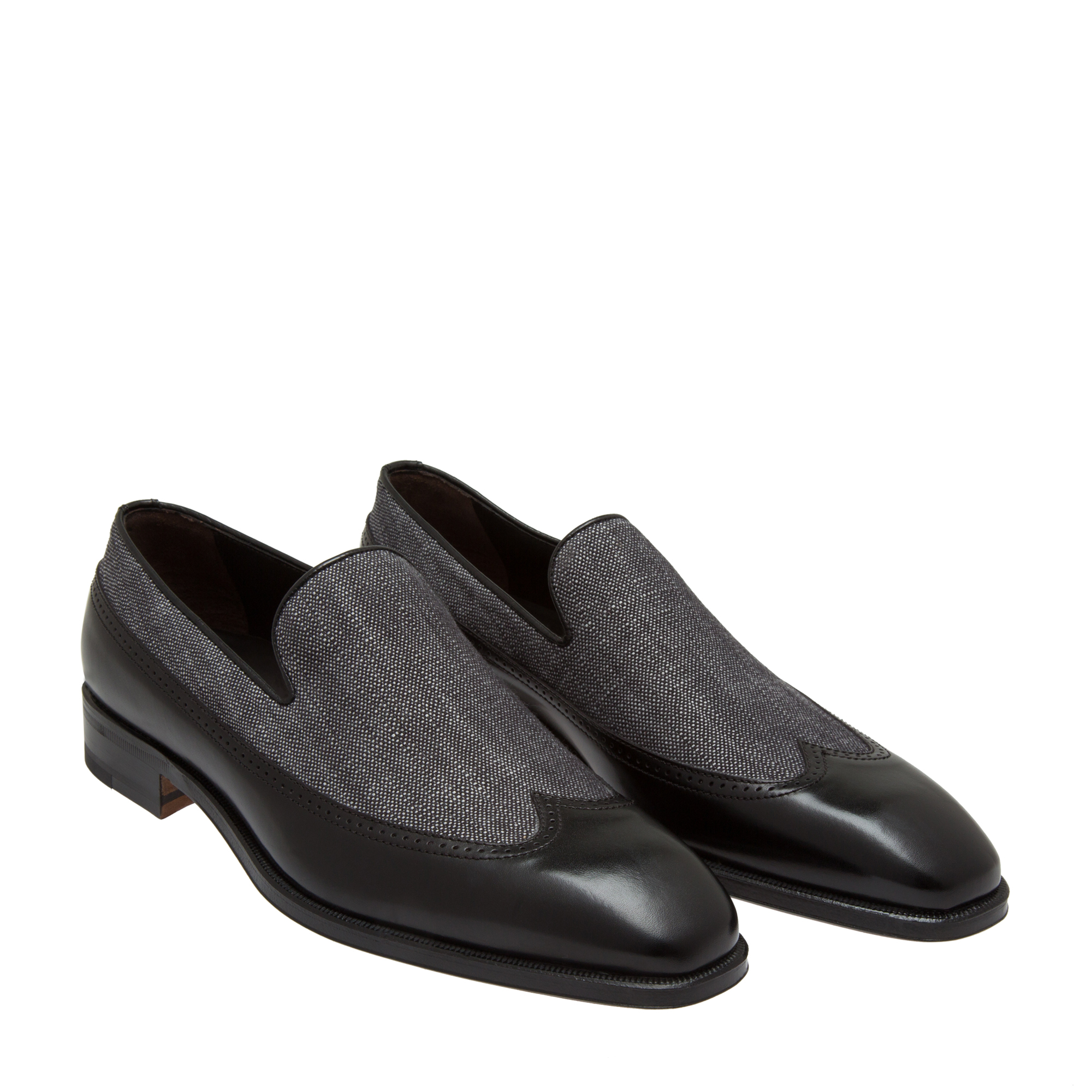 

Leather loafers, Black