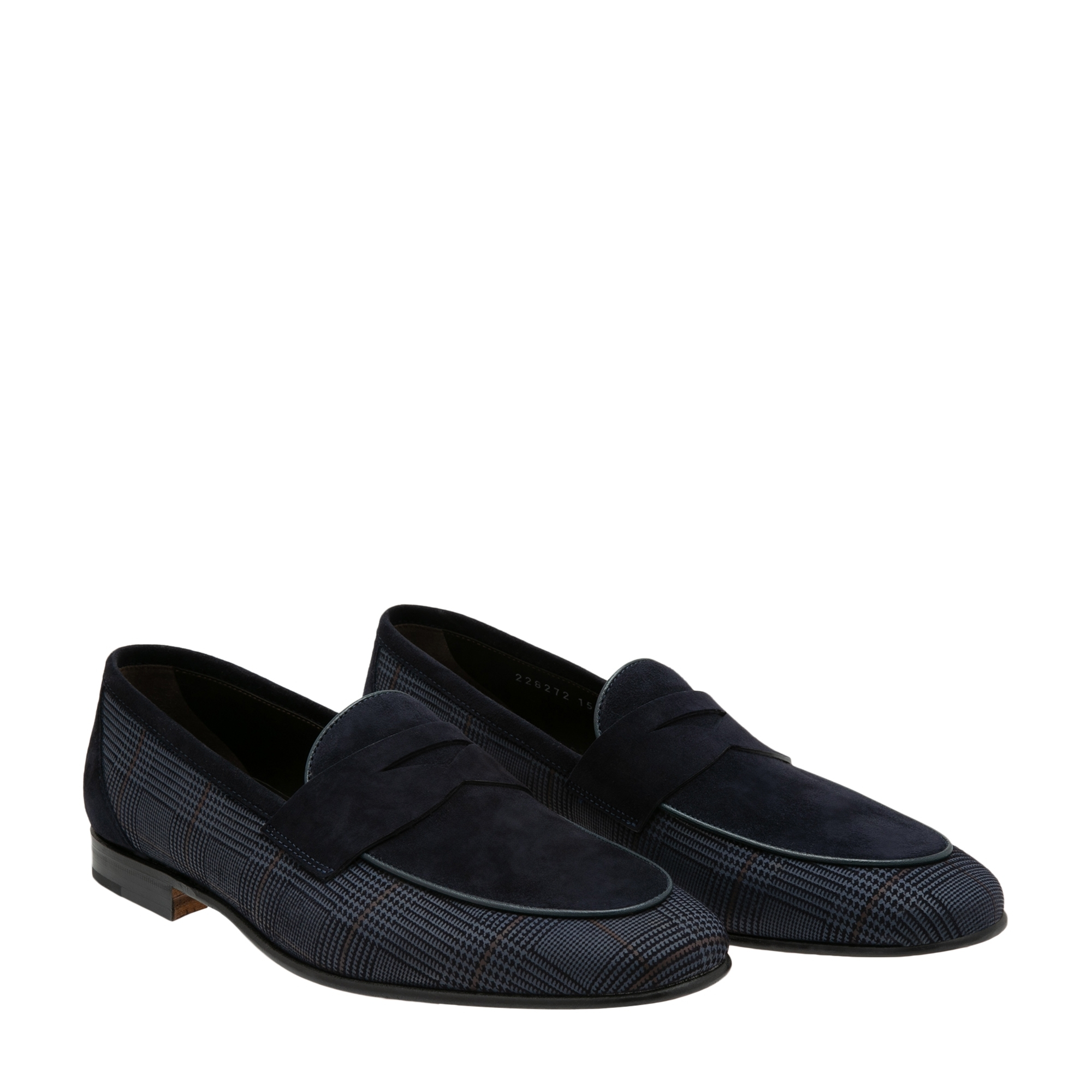 

Almond toe loafers, Blue