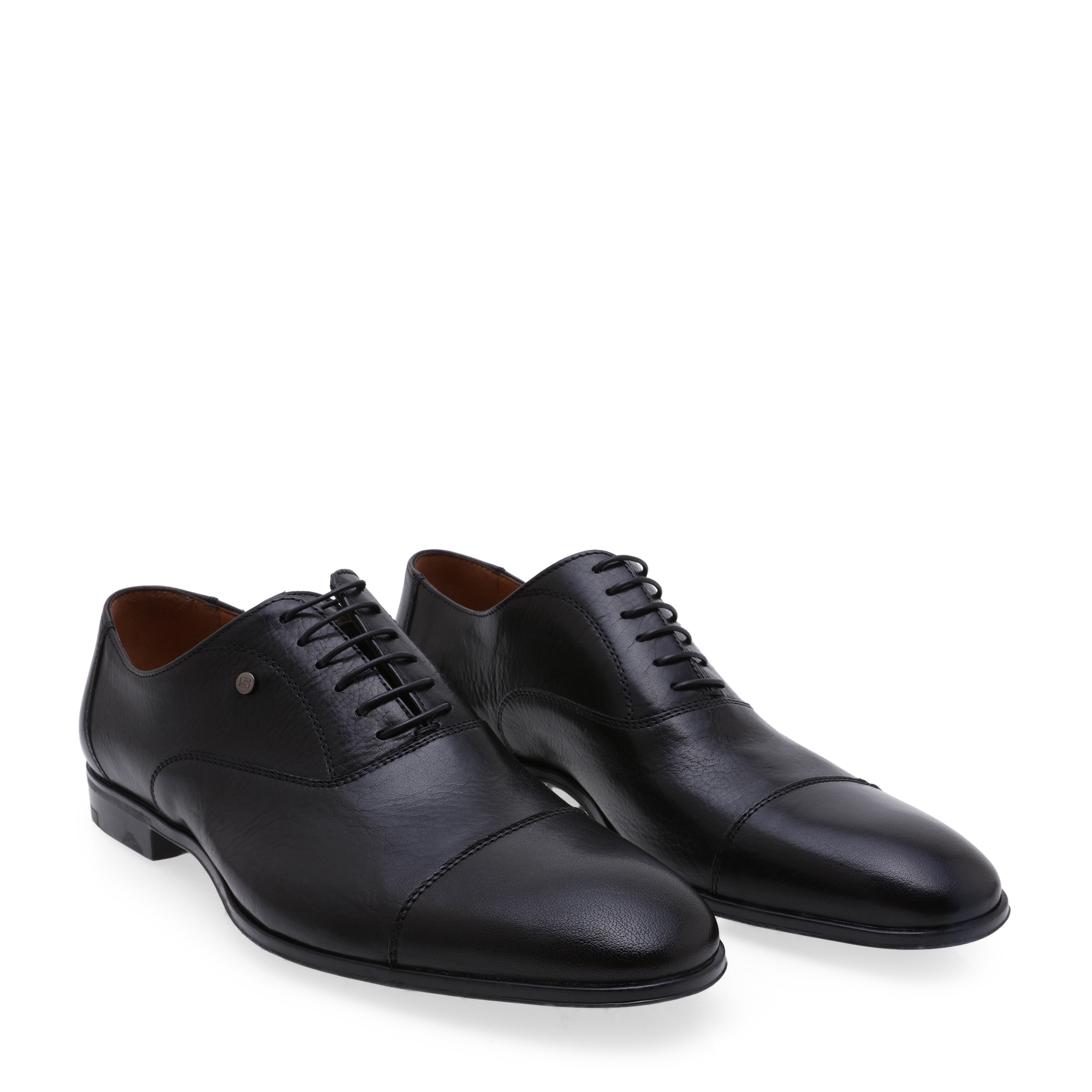 

Leather Oxford shoes, Black
