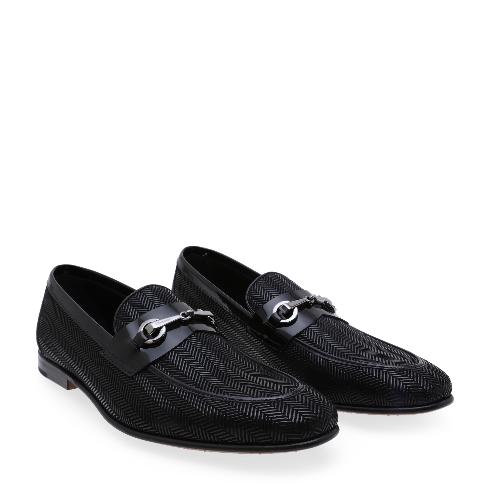 

Leather loafers, Black