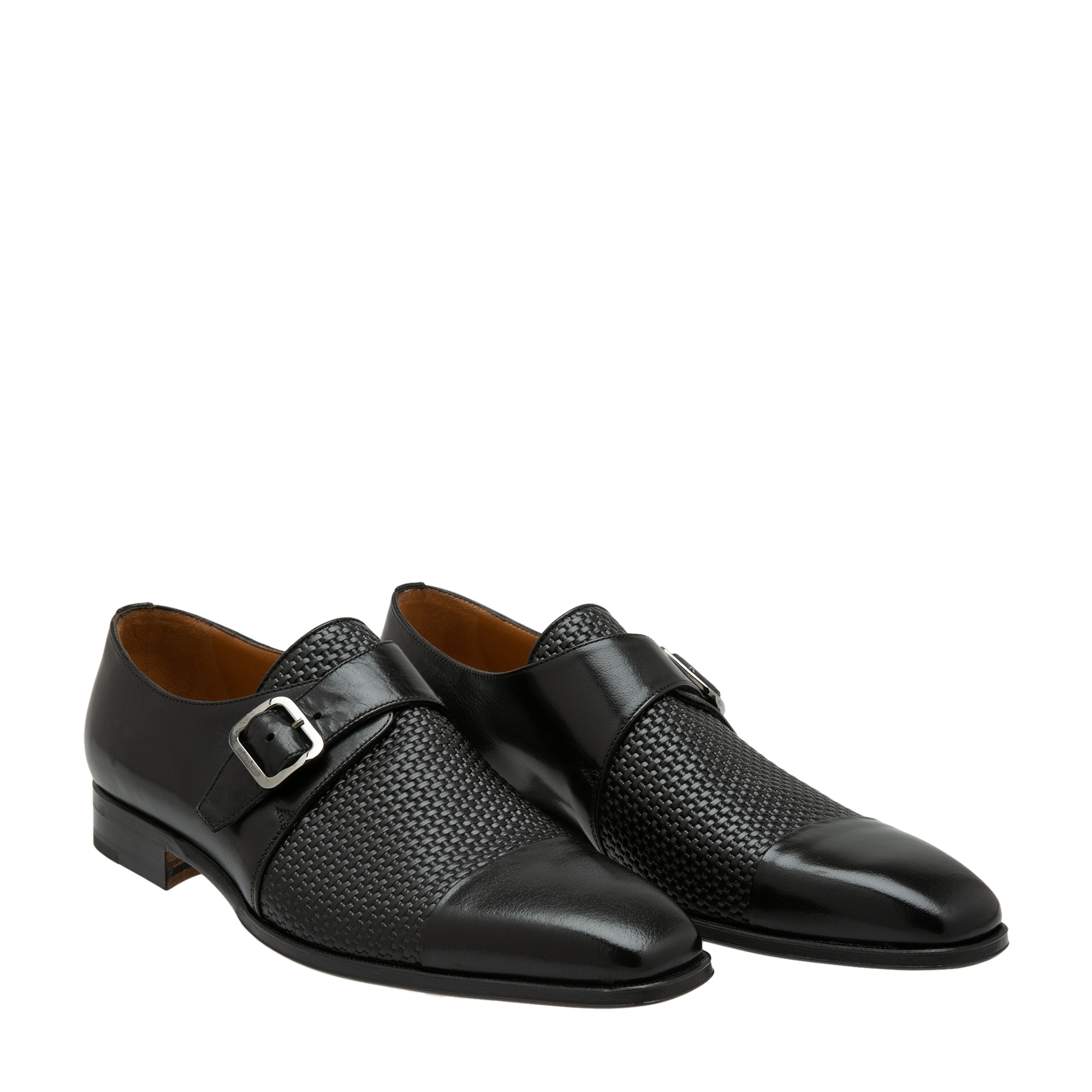 

Monk strap loafers, Black