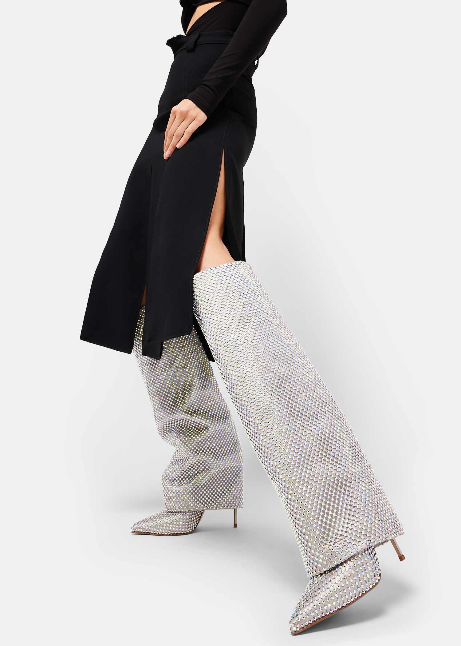 

Gilda 120 boots, Silver