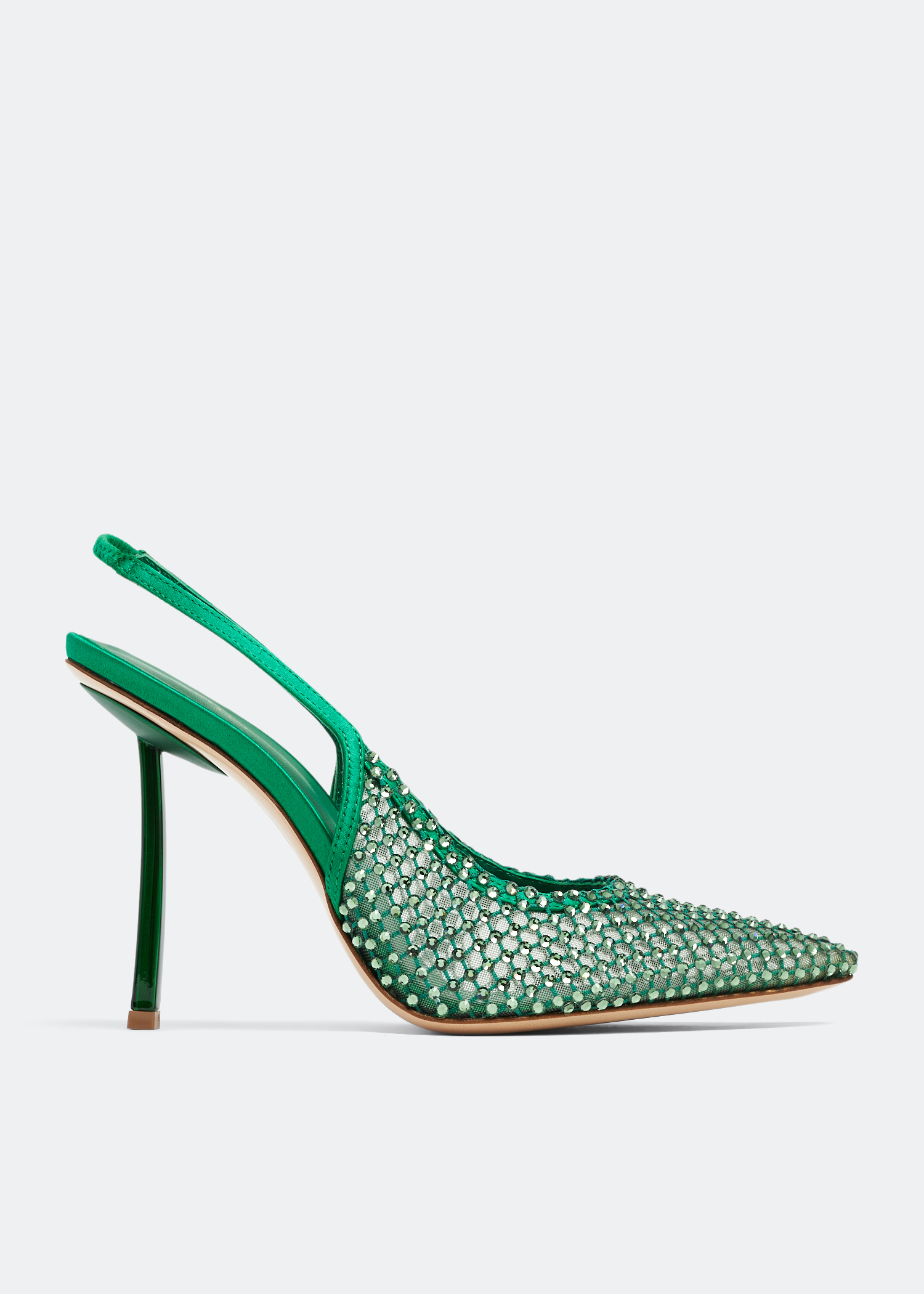 

Chanel Gilda 100 pumps, Green