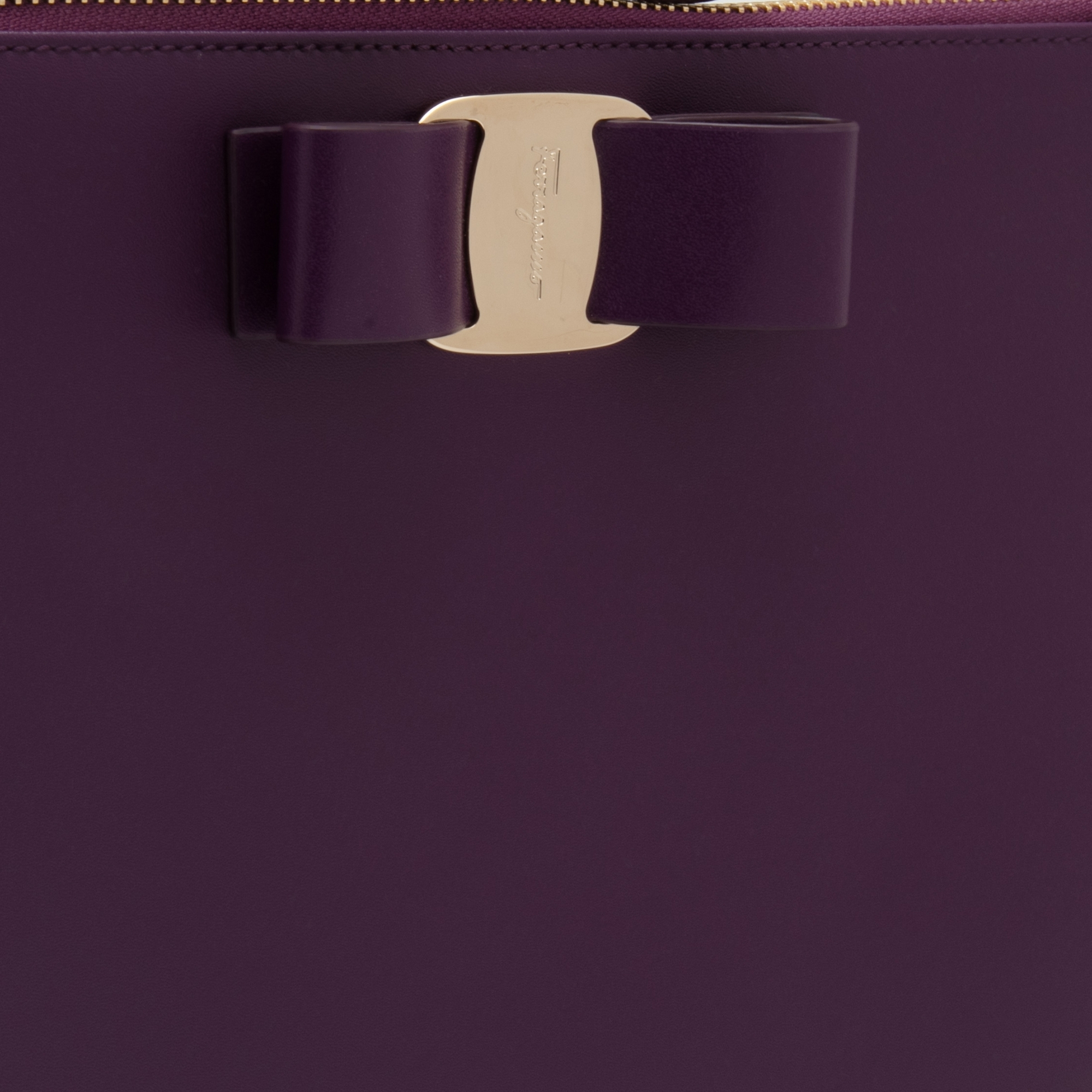 

Vara bow pouch, Purple
