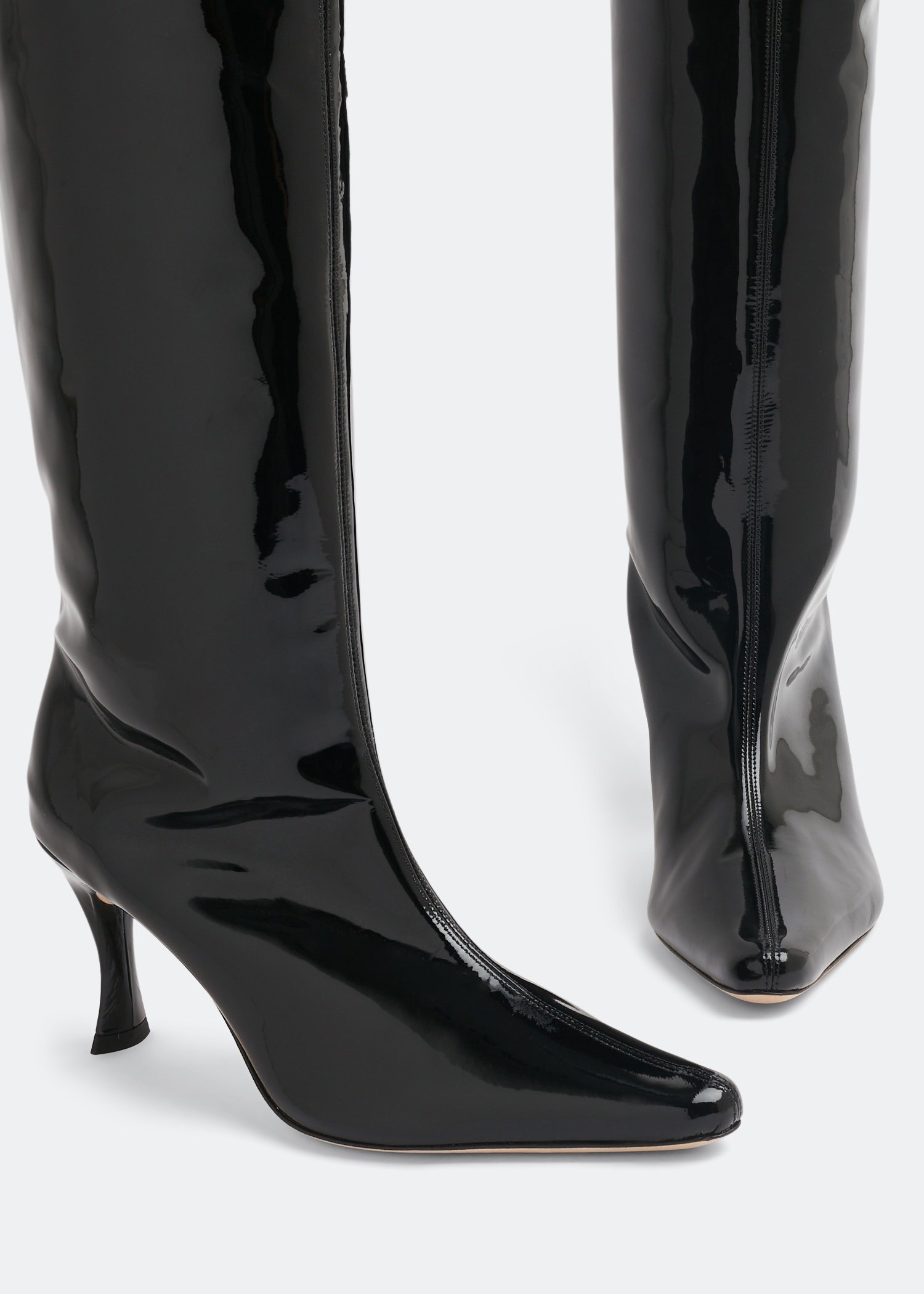 Stevie 99 Black Patent Leather - BY FAR