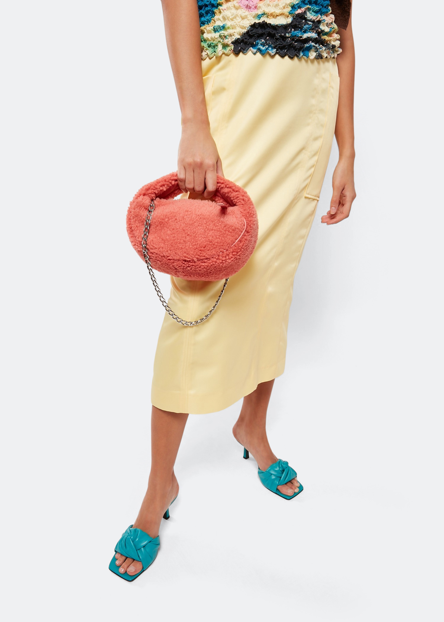 

Baby Cush shearling bag, Pink