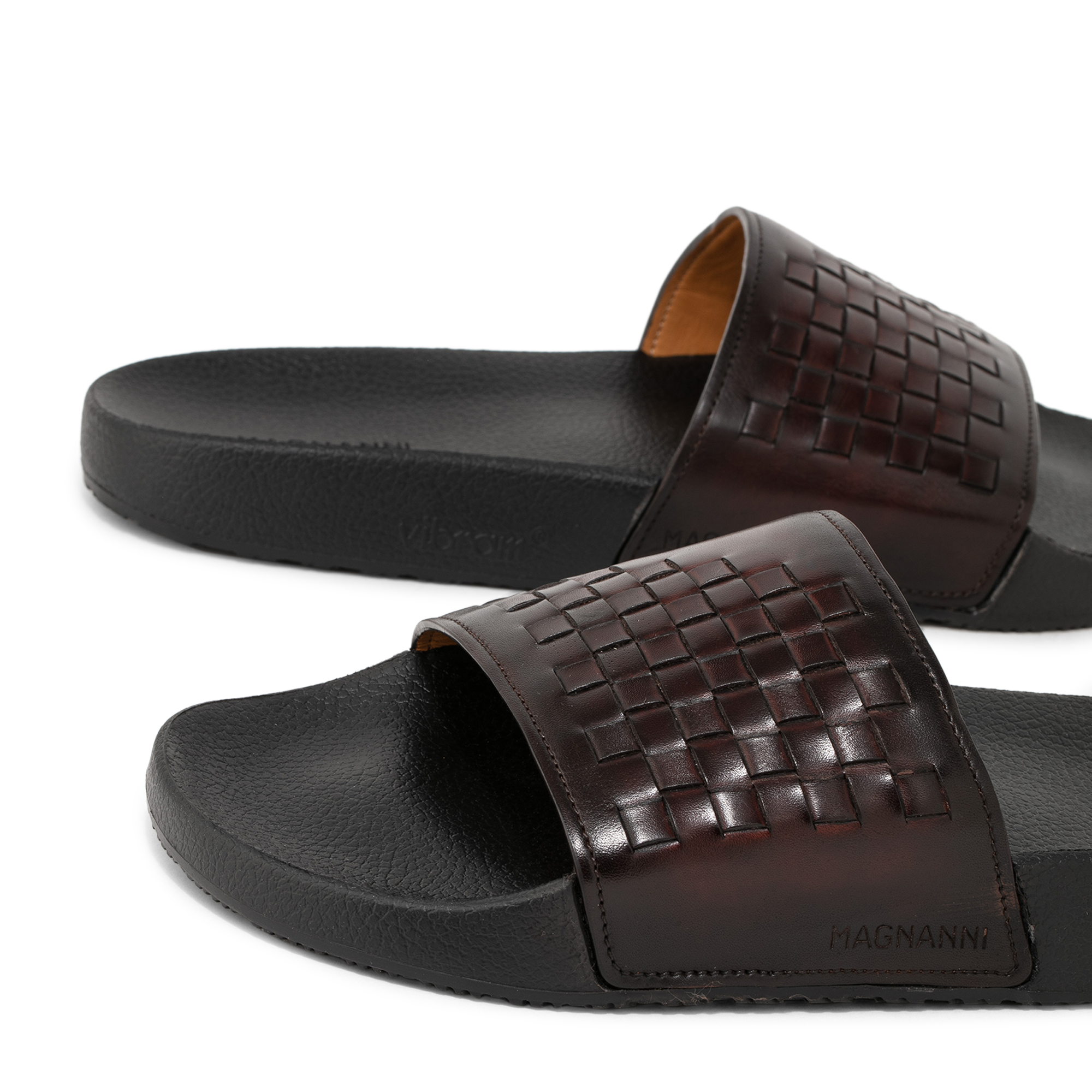 

Playa woven slides, Brown