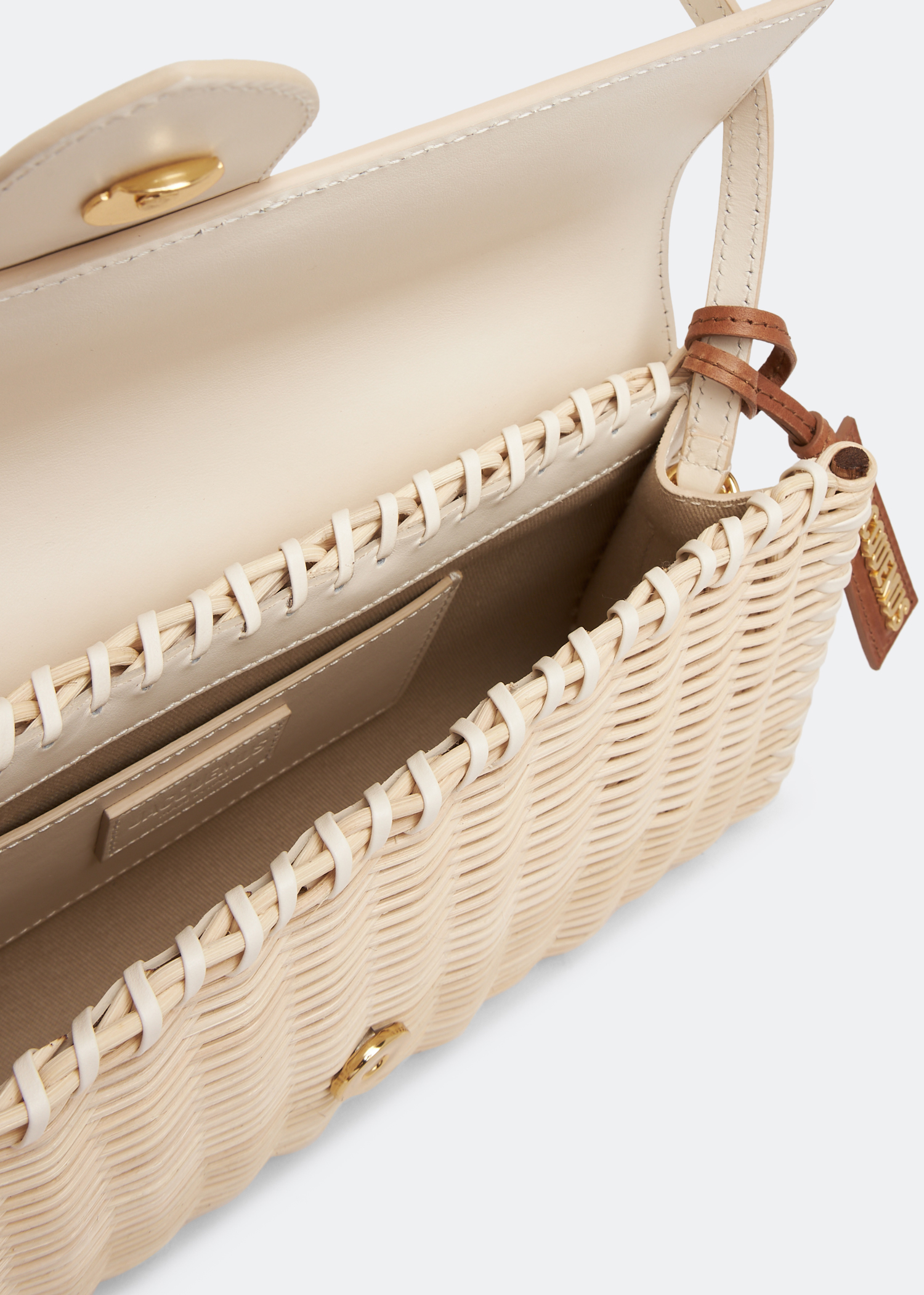 Jacquemus Le Bambino long Osier bag for Women - Beige in UAE
