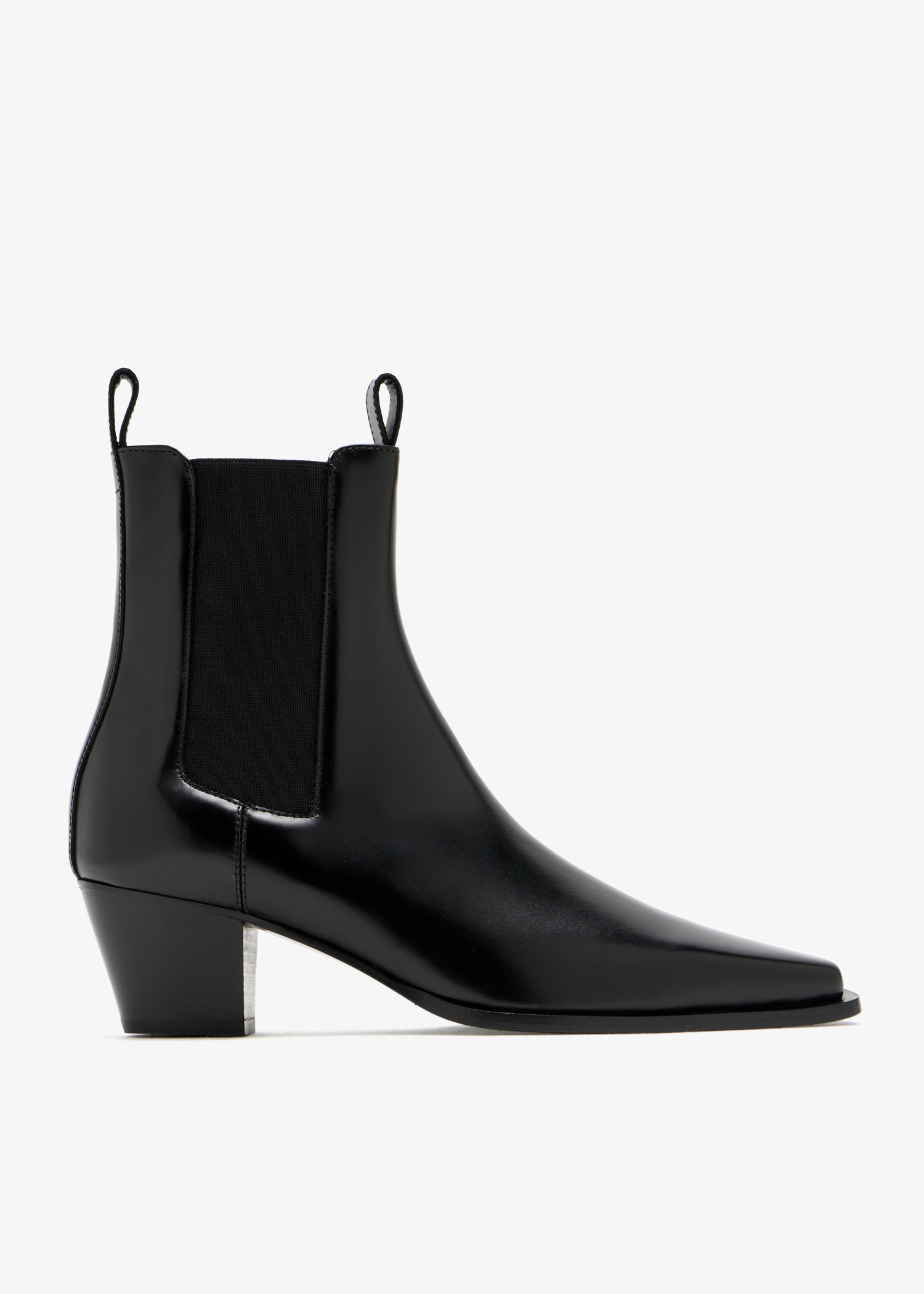 

Leather city boots, Black