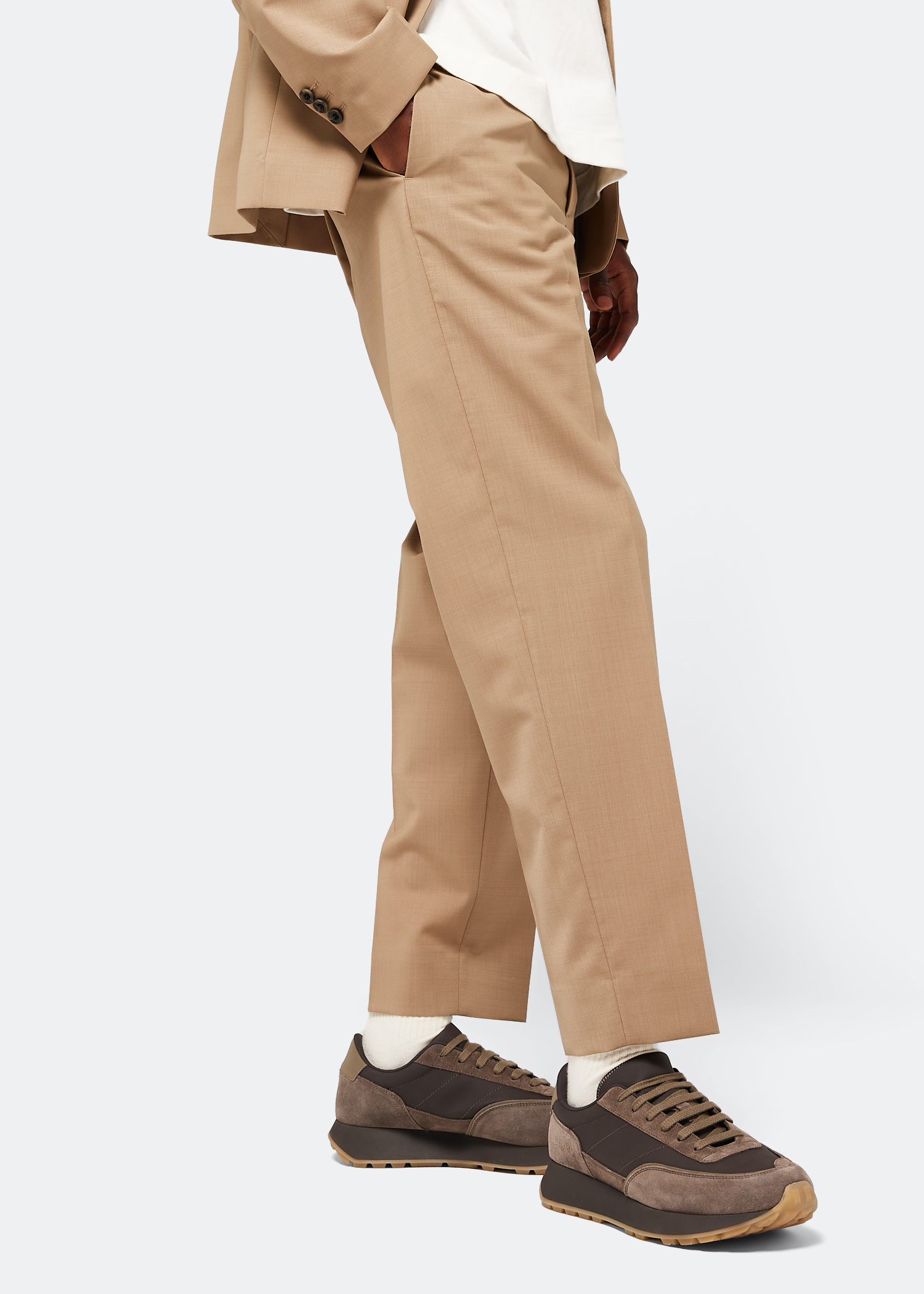 

Track Technical sneakers, Brown
