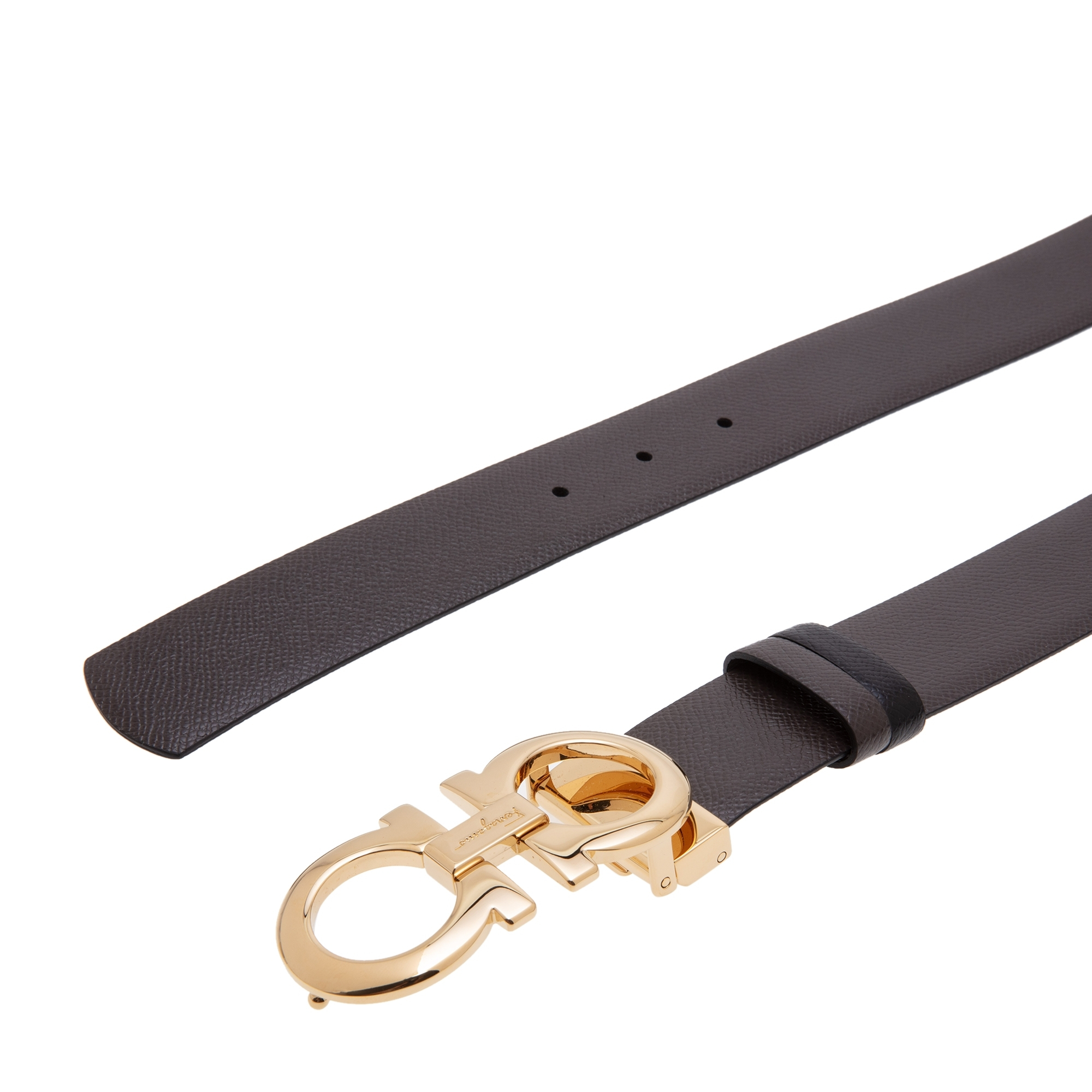 

Gancini belt, Grey